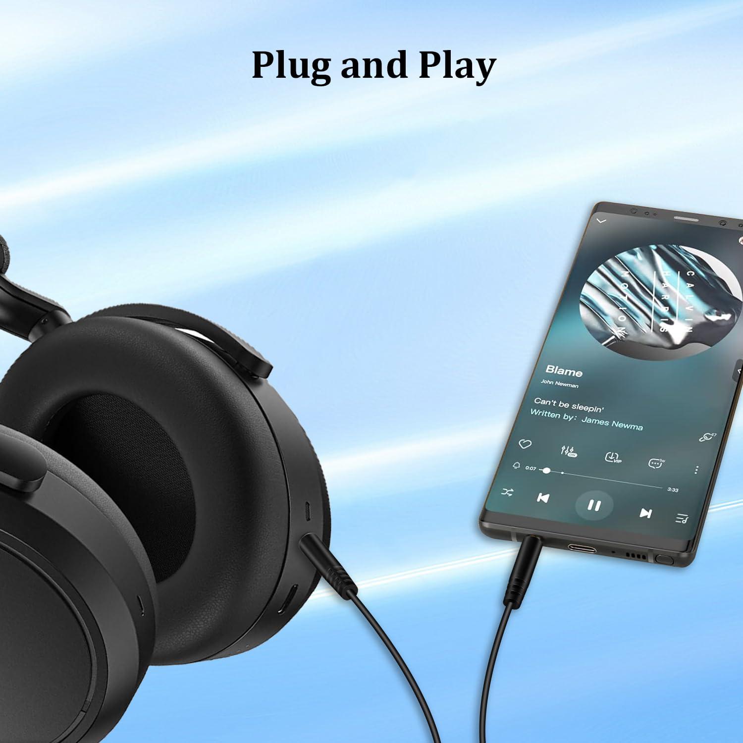 Cable de Audio 3.5mm a 2.5mm Xintronics para Sennheiser 1.52m