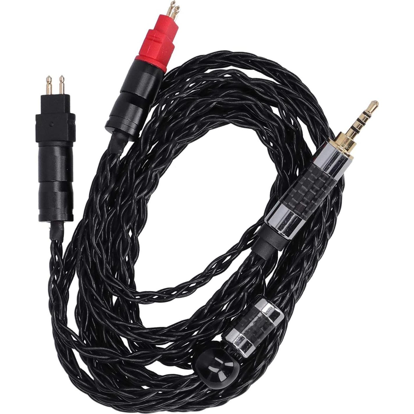 Cable de Audio Balanceado Sanpyl 8 Núcleos Plata 2.5mm para Sennheiser