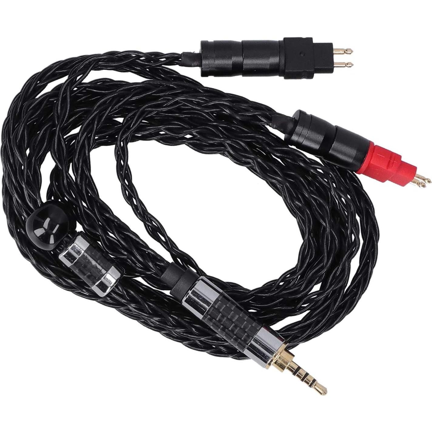 Cable de Audio Balanceado Sanpyl 8 Núcleos Plata 2.5mm para Sennheiser