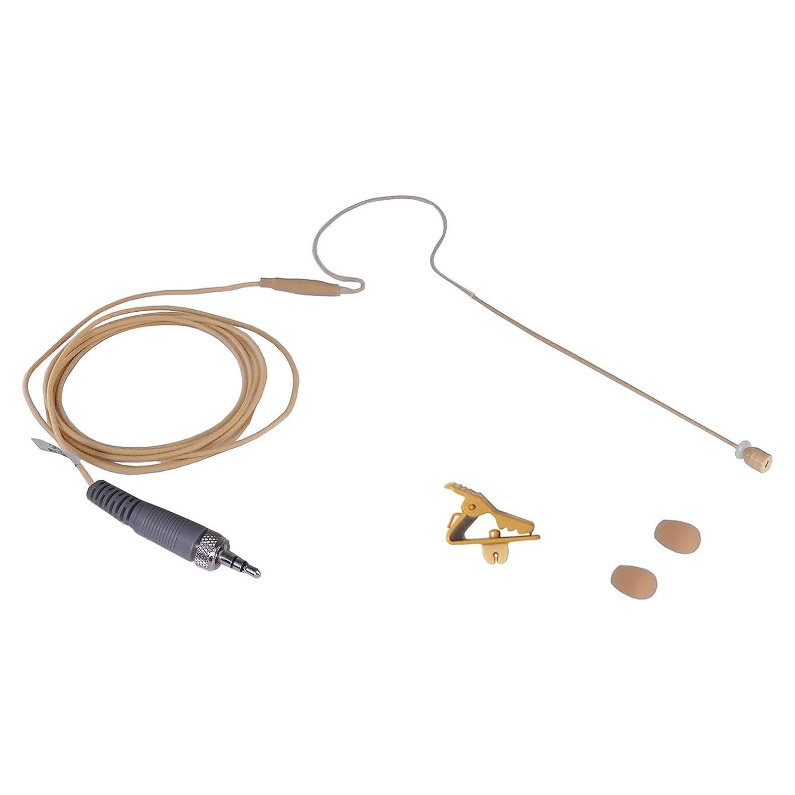 Micrófono de Auricular Mini Rannsgeer L630R Beige para Sennheiser