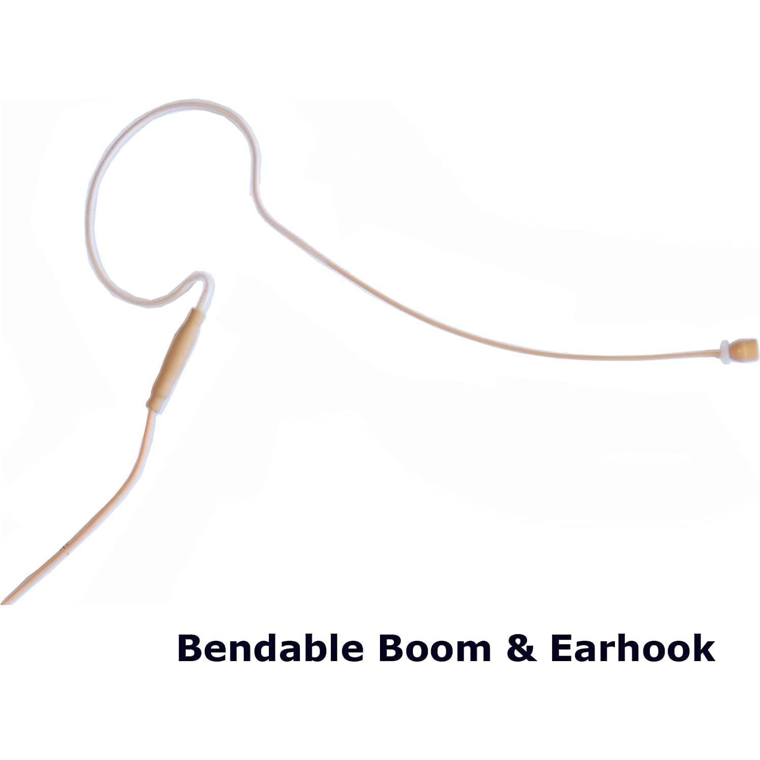 Micrófono de Auricular Mini Rannsgeer L630R Beige para Sennheiser