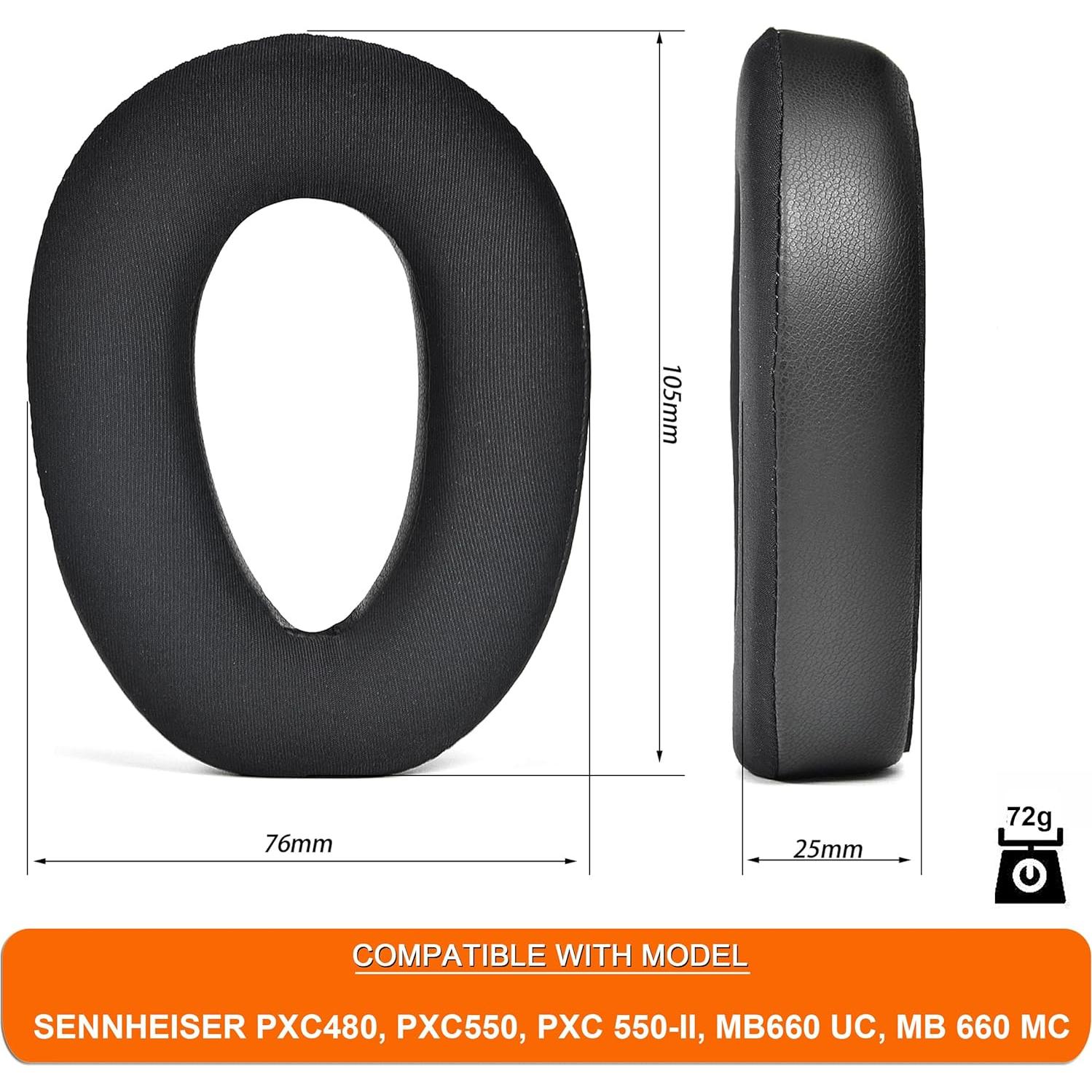 Almohadillas de Gel Refrigerante Defean para Sennheiser PXC550