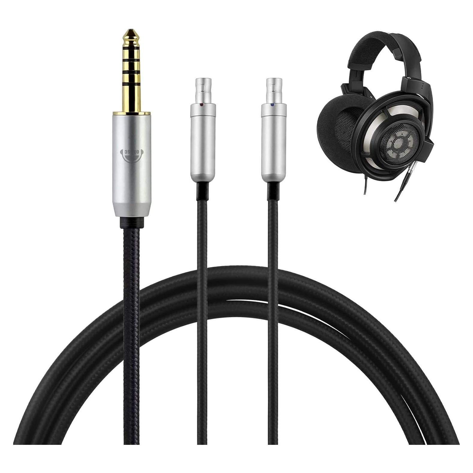 Cable de Auriculares okcsc HD800s 2.00m 4.4mm Cobre Libre de Oxígeno
