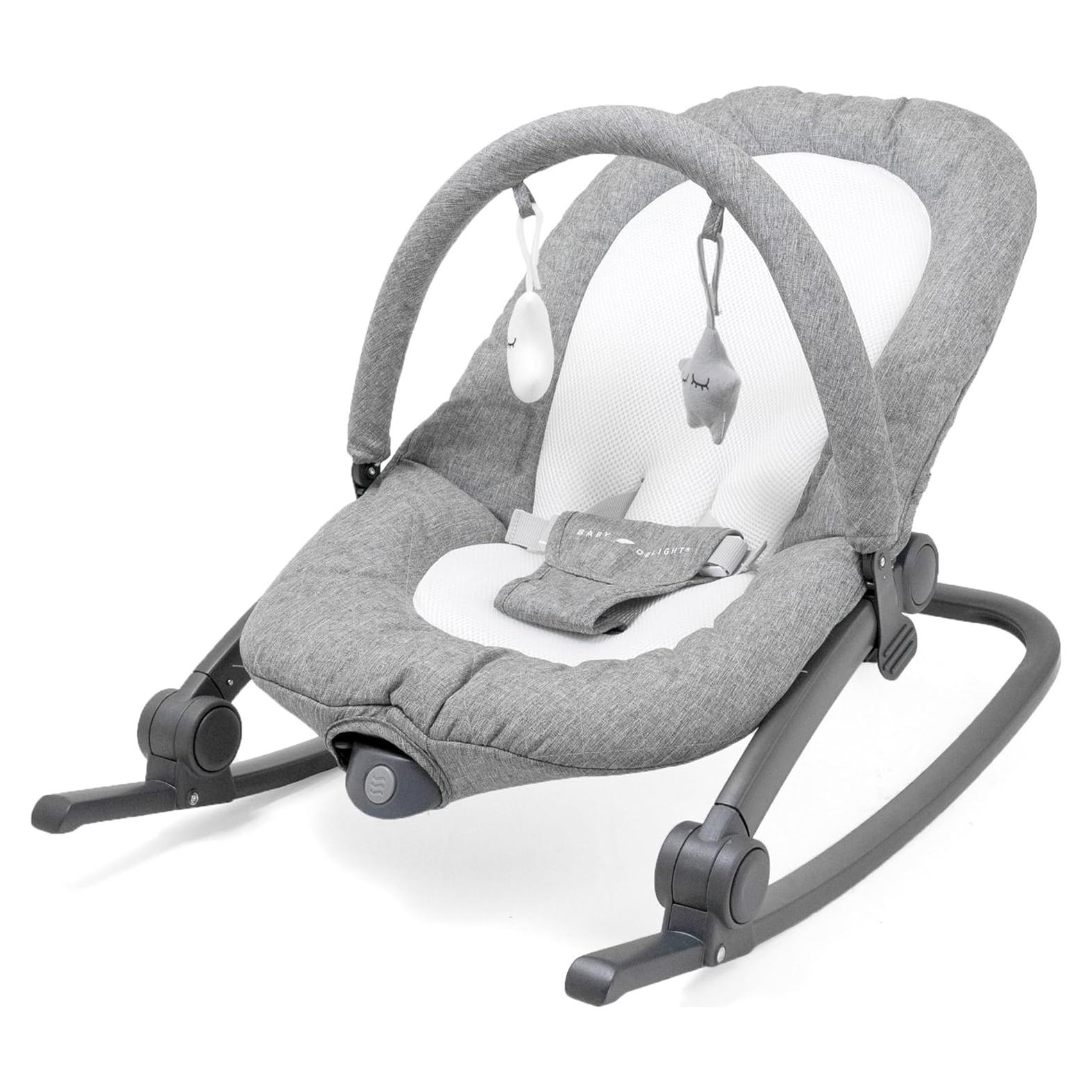 Balanceador Portátil Baby Delight Aura Deluxe - Tweed Charcoal