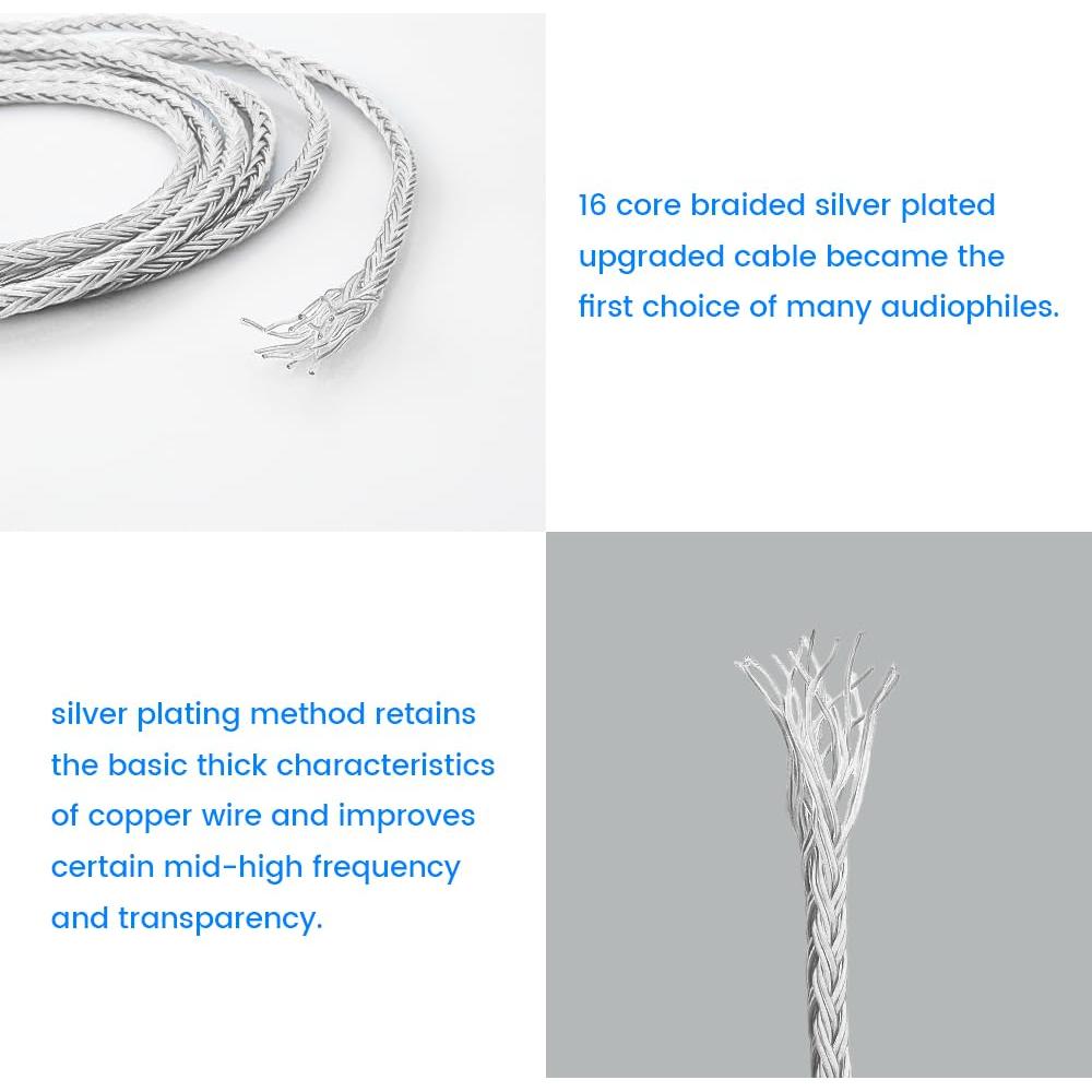 Cable de Reemplazo Sennheiser HD650 1.2m 2.5mm 4 Polos