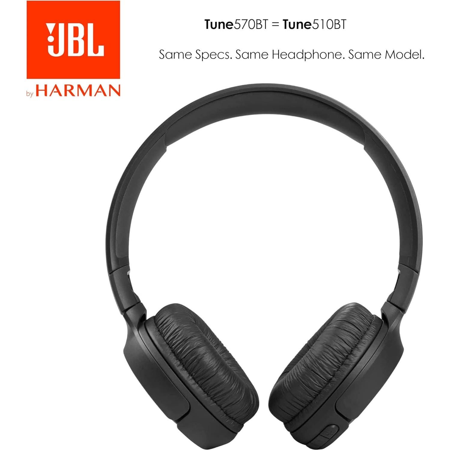 Auriculares Inalámbricos JBL Tune 570BT On-Ear Negro