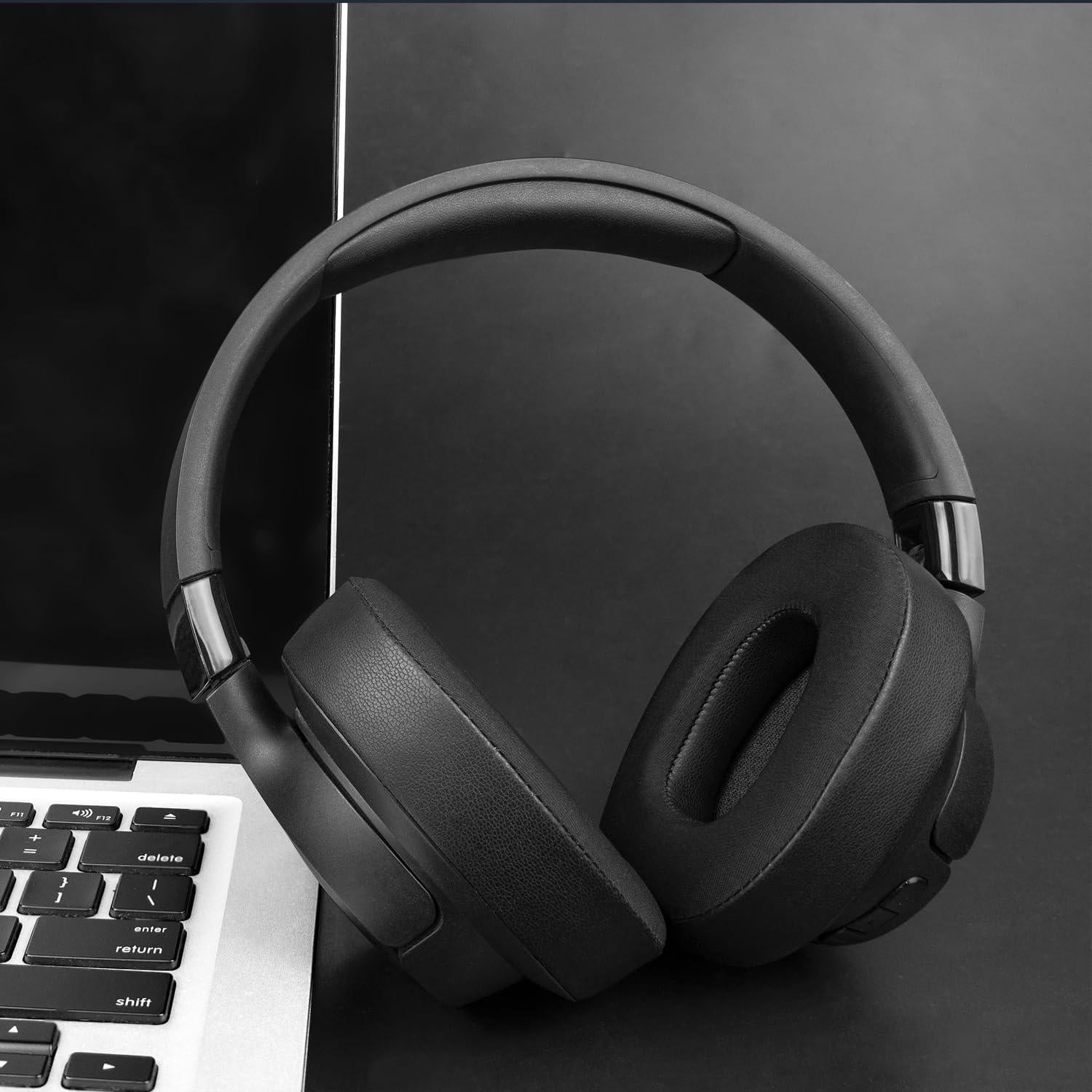 Almohadillas de Gel Refrigerante SOULWIT para JBL Tune 700BT/710BT/720BT/750BTNC/760NC/770NC - Negro