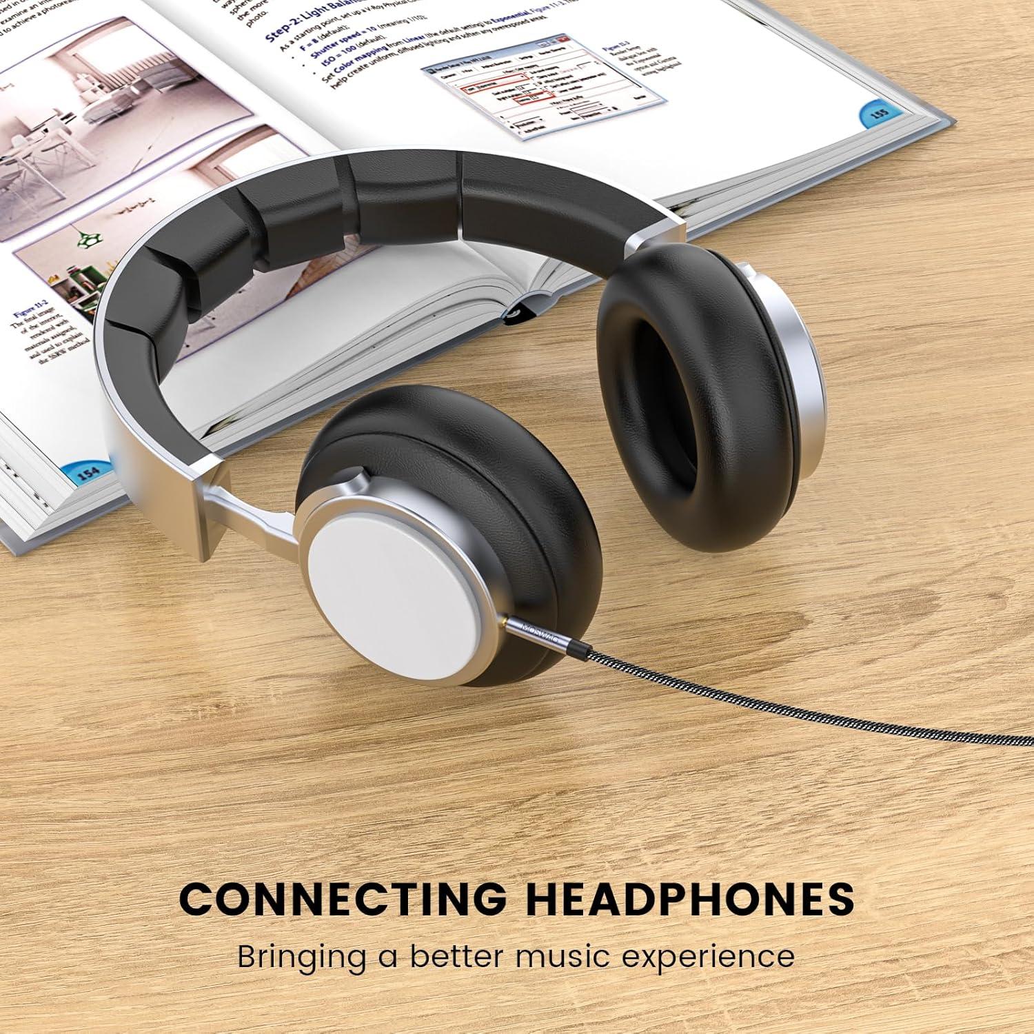 Cable de Audio Estéreo 2.5mm a 3.5mm MOSWAG 2m Negro