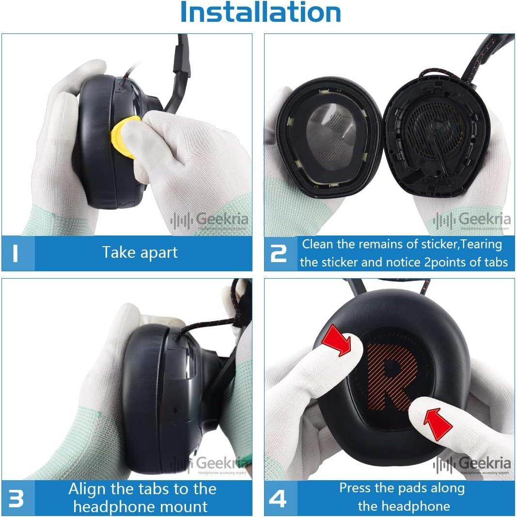 Almohadillas de Reemplazo Geekria para Auriculares JBL Quantum ONE