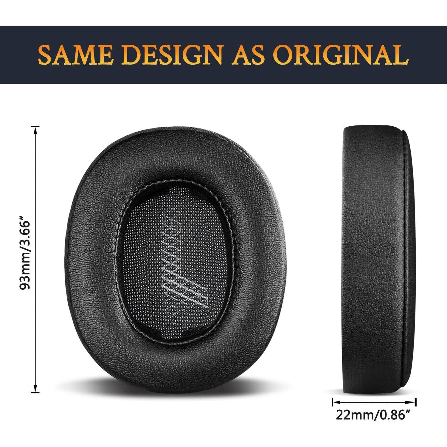 Almohadillas de Reemplazo JBL Live 500BT - Cuero Negro