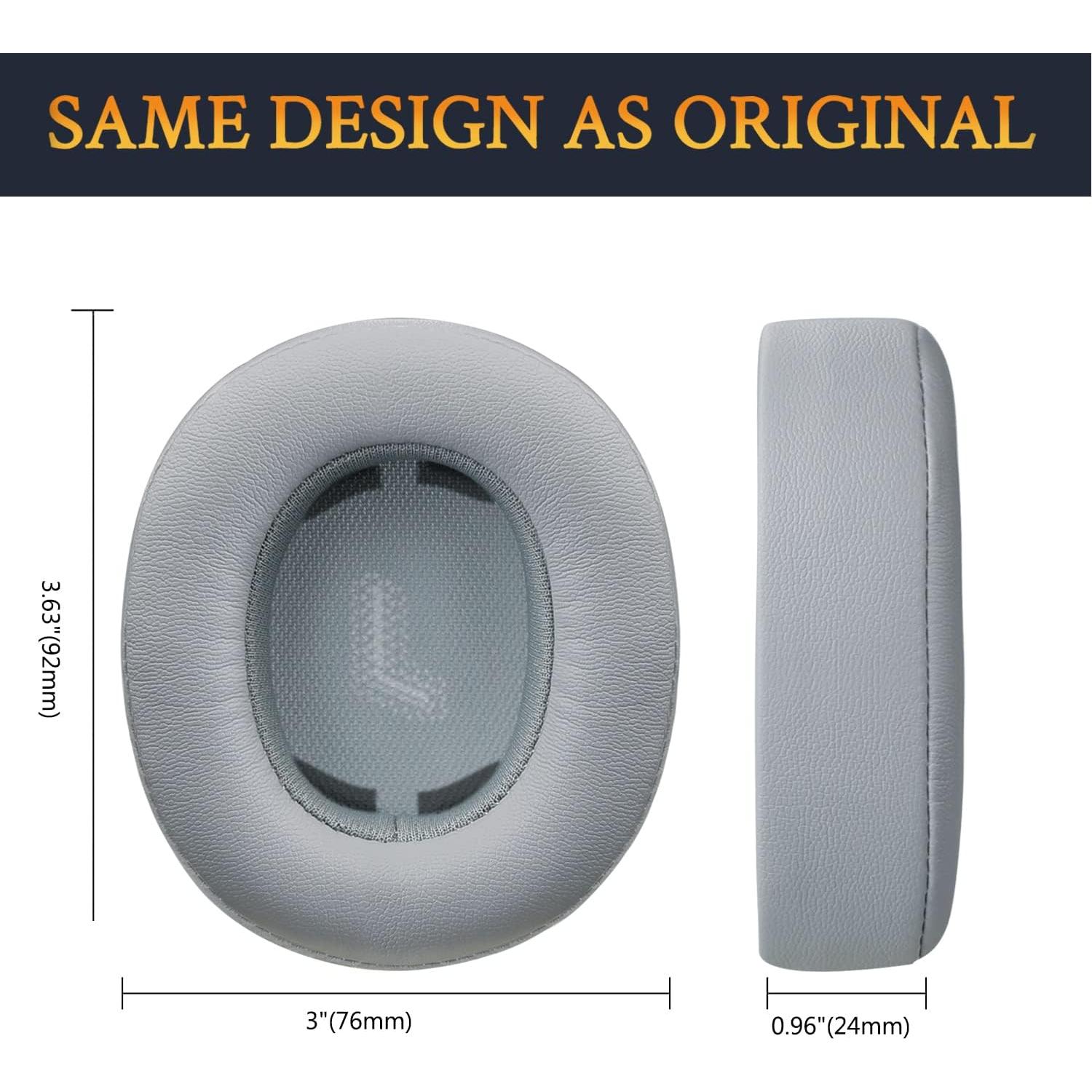 Almohadillas de Repuesto SOULWIT para Auriculares JBL E55BT - Gris