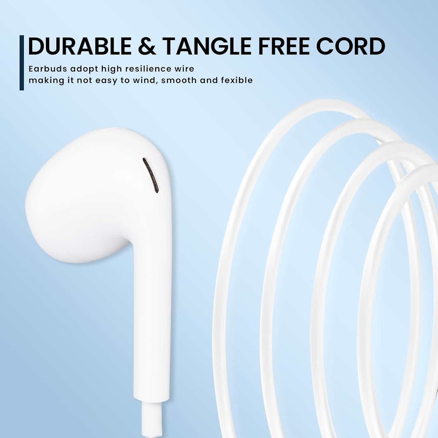 Auriculares con cable Lightning Lezaface LD-FBA-085 HiFi 2 Pcs