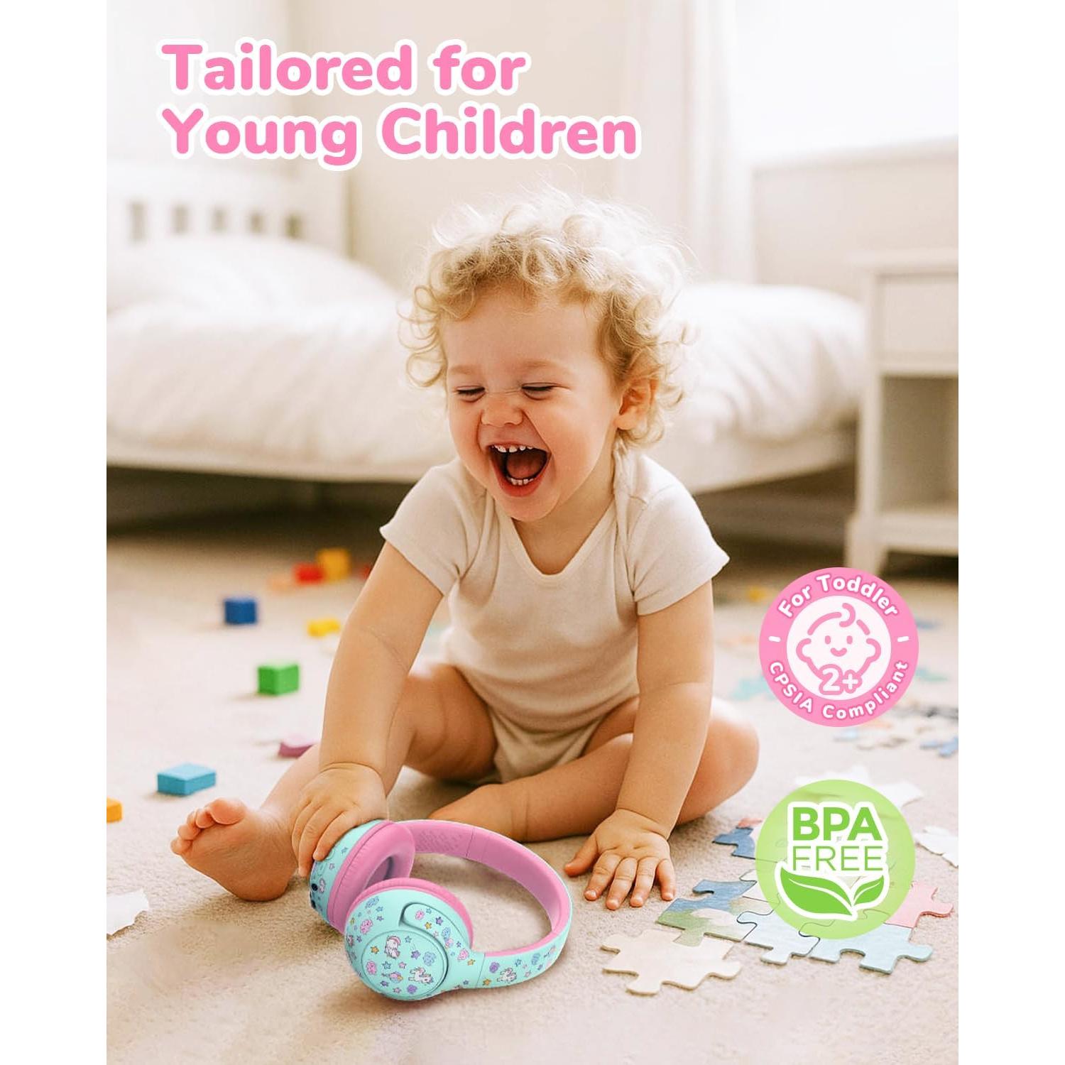 Auriculares Bluetooth iClever BTH27 Niños 2+ Años Volumen Seguro