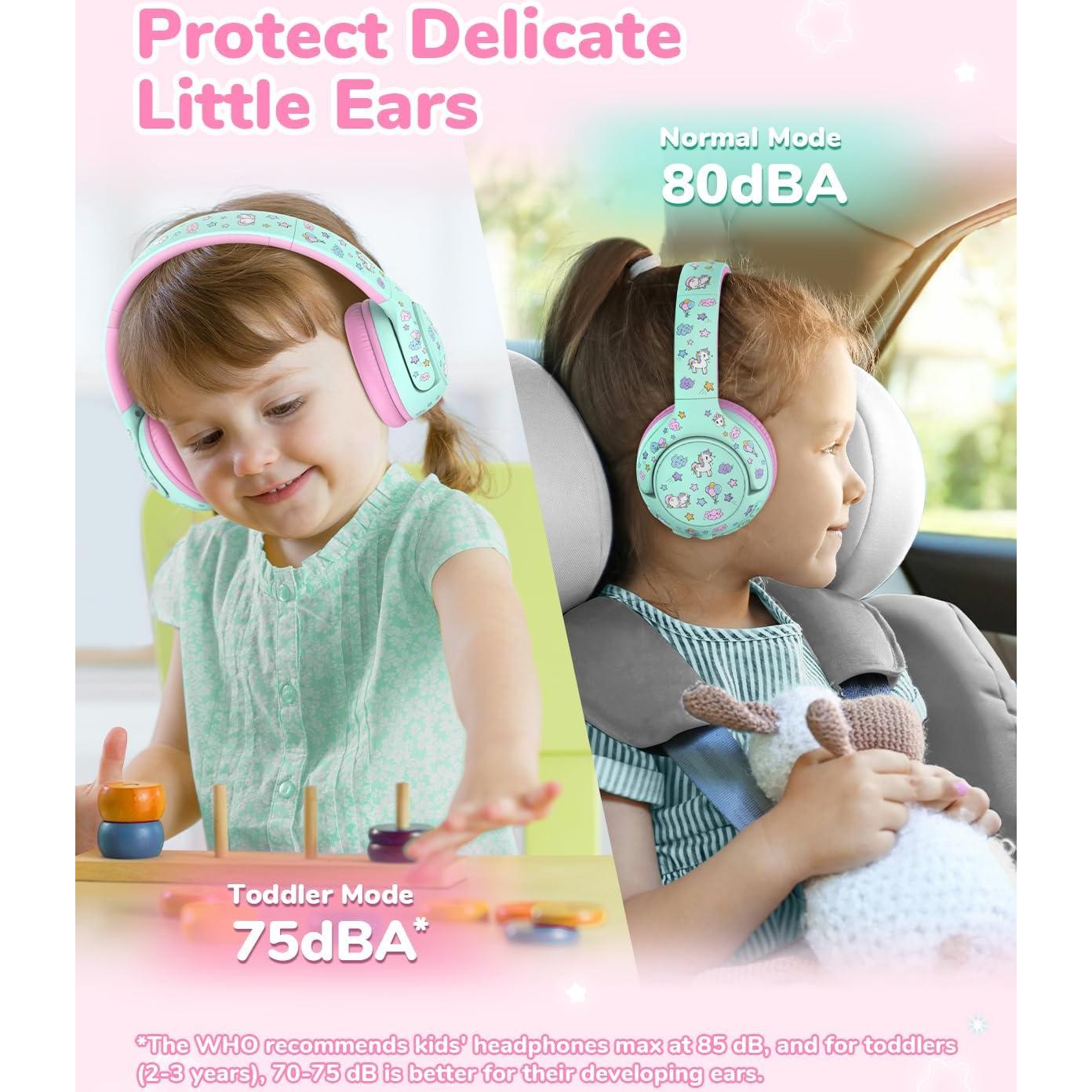Auriculares Bluetooth iClever BTH27 Niños 2+ Años Volumen Seguro