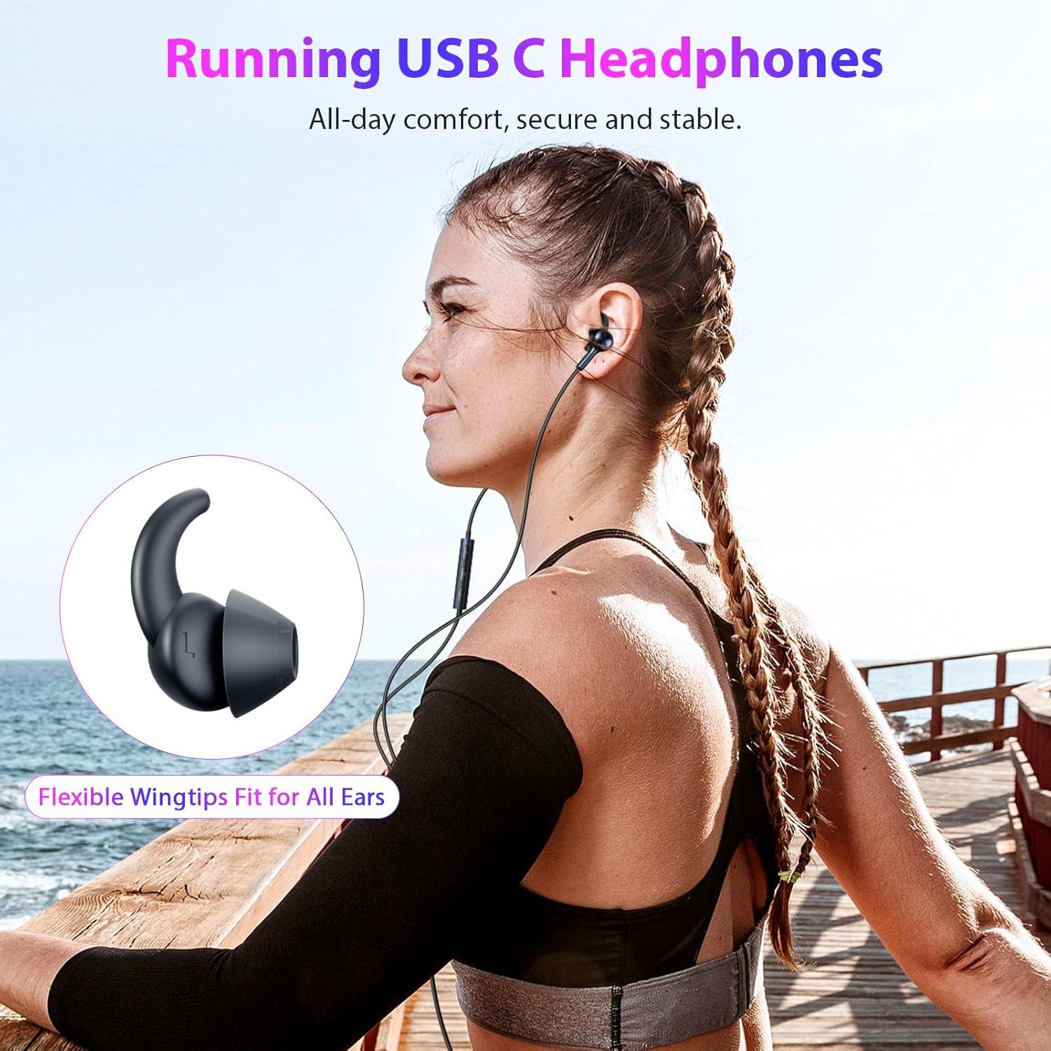 Auriculares In-Ear APETOO USB-C con Cancelación de Ruido