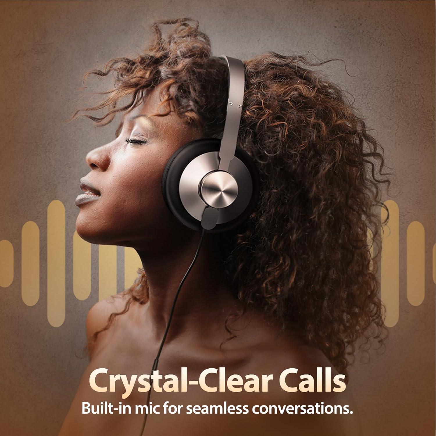 Auriculares USB-C INFURTURE con sonido premium y almohadillas cómodas