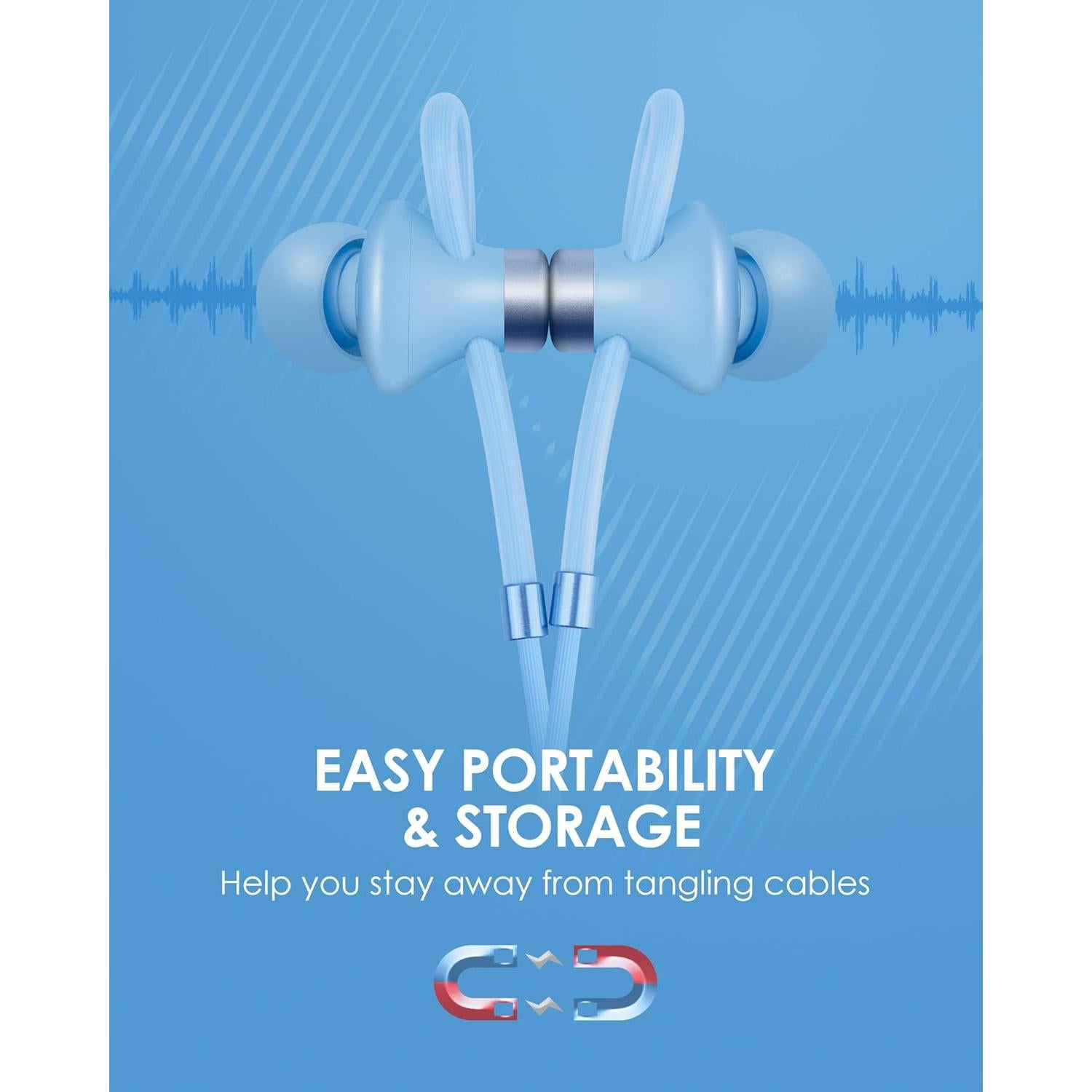 Auriculares Lightning PALOVUE NeoFlow Color Azul MFi