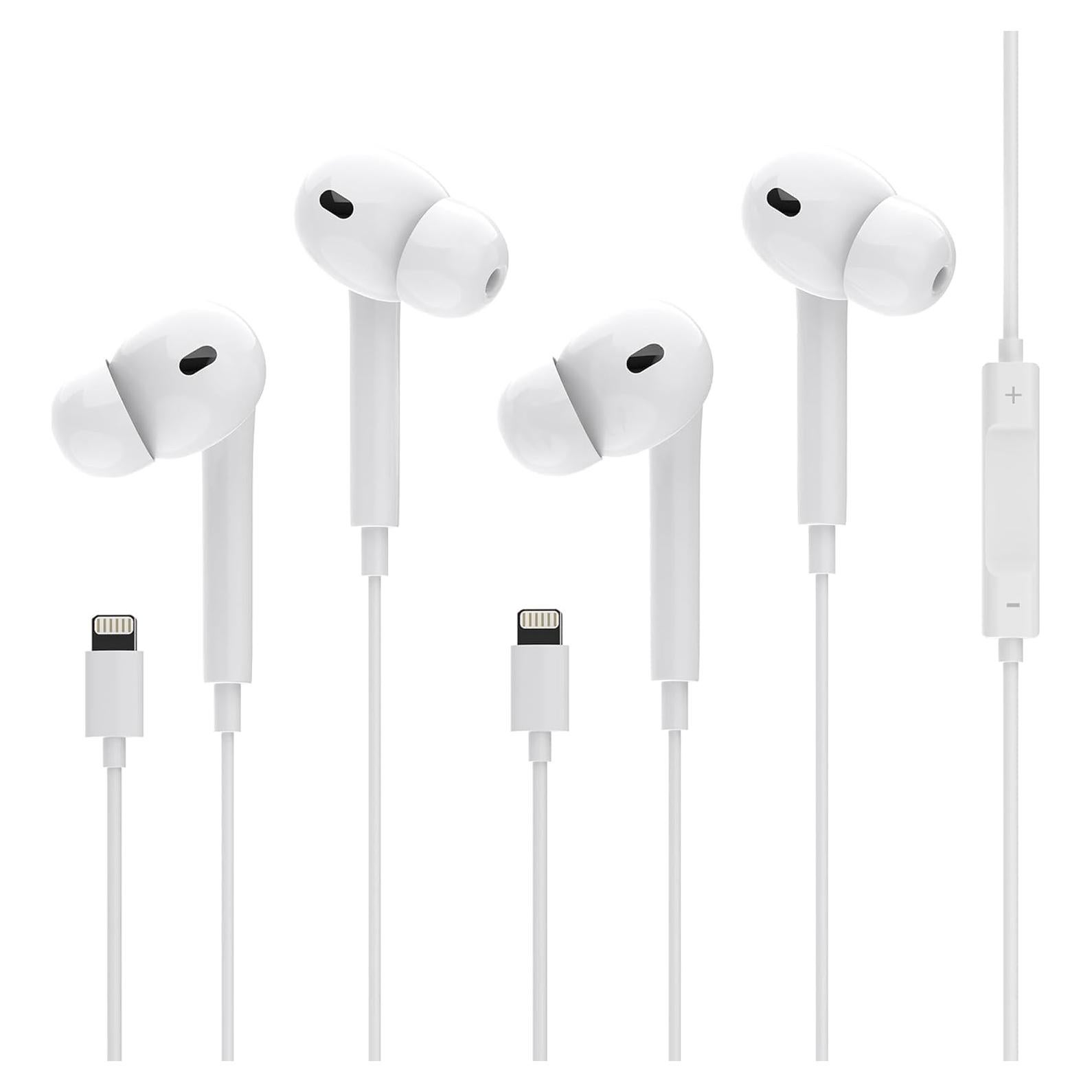 Auriculares Intrauditivos con Cable AWINEY 2 Paquetes iPhone