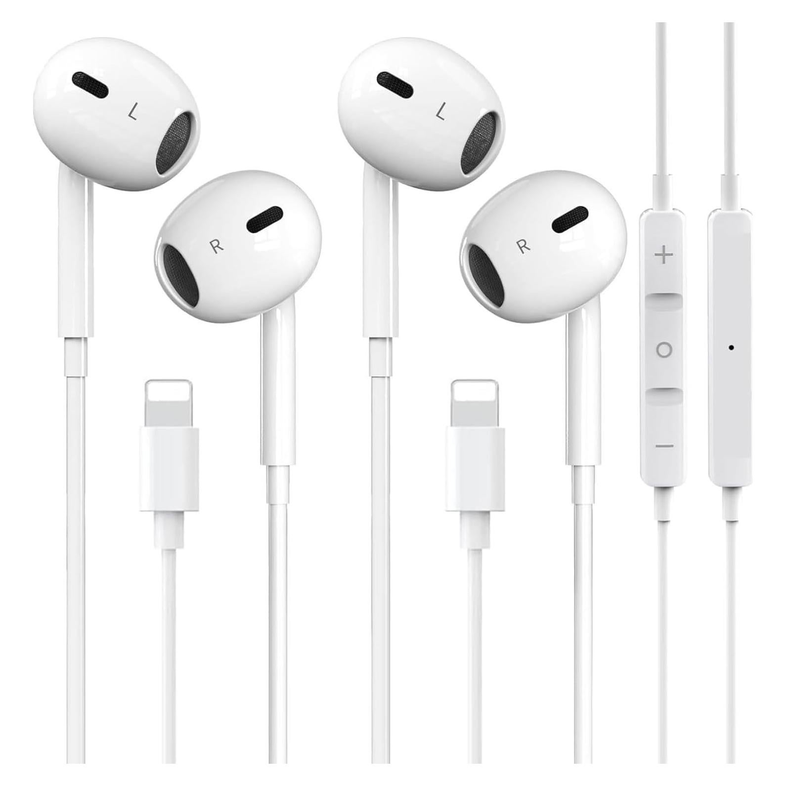 Auriculares con Cable Pcwfbzf Lightning HiFi Estéreo 2 Paquetes