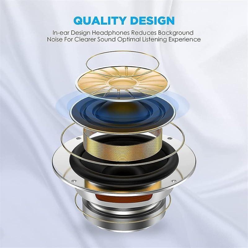 Auriculares con Cable Pcwfbzf Lightning HiFi Estéreo 2 Paquetes