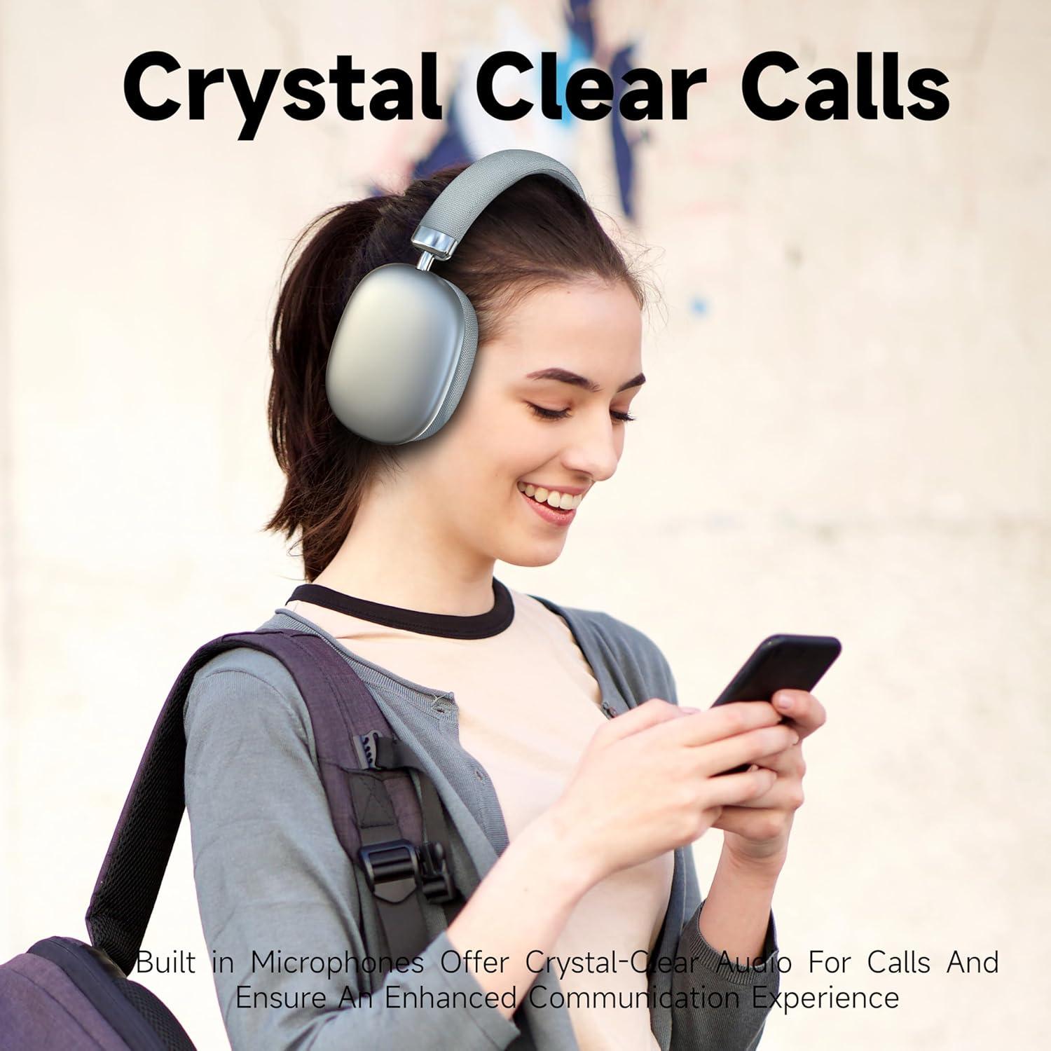 Auriculares Bluetooth AUDALA P5 Inalámbricos 40mm Plata