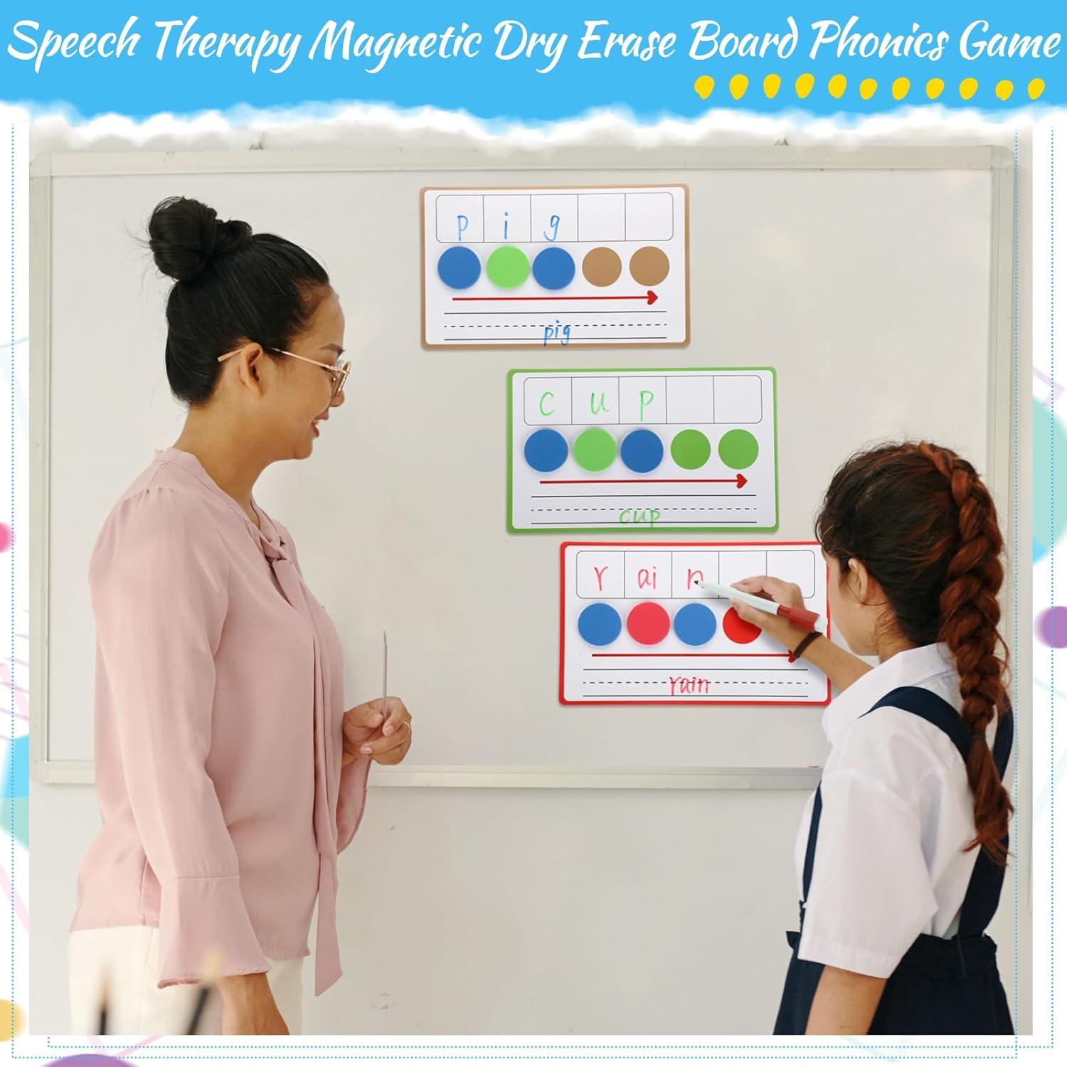 Juego de Conciencia Fonética Nezyo 10 Pcs Tableros Magnéticos