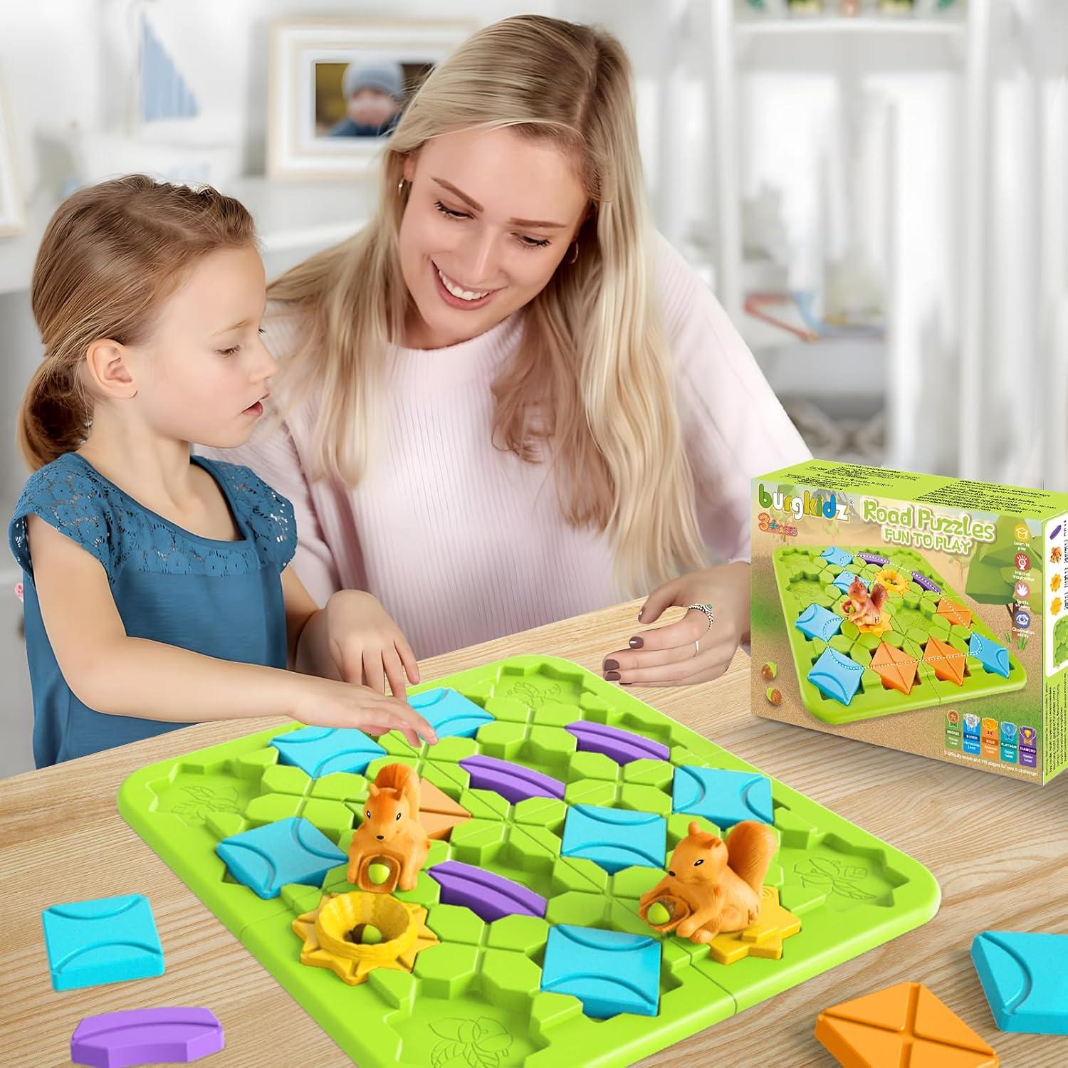 Juego de Mesa STEM Burgkidz Laberinto Lógico 118 Desafíos