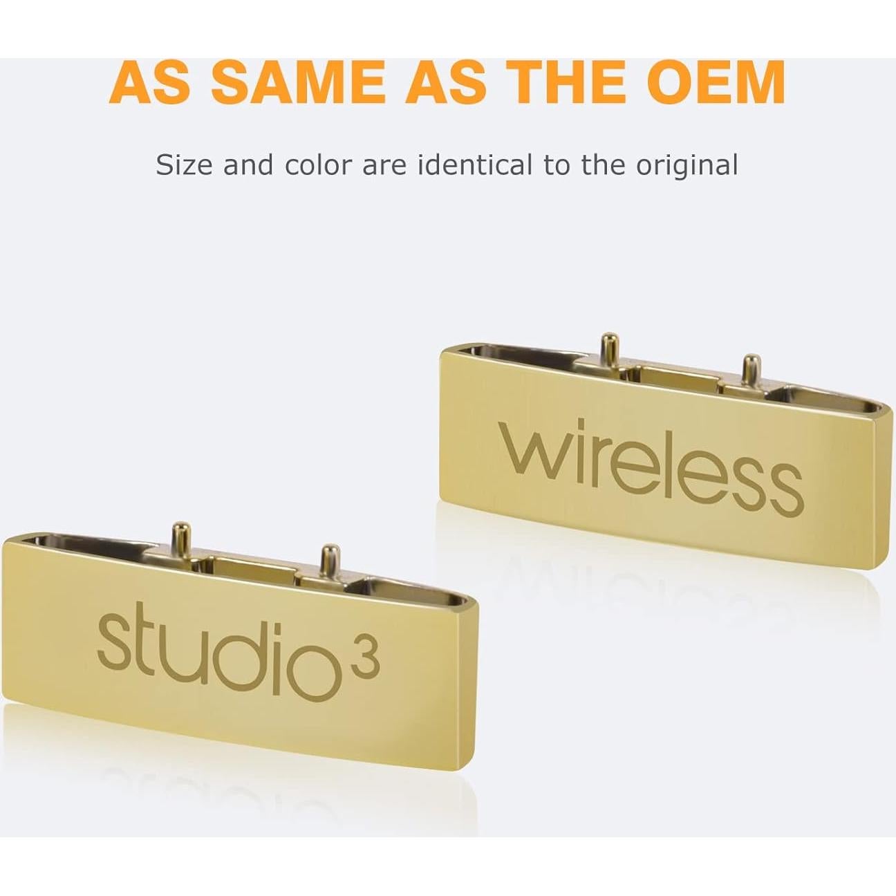 Bisagra de Repuesto Fadmew para Auriculares Beats Studio 3 Pro Dorado