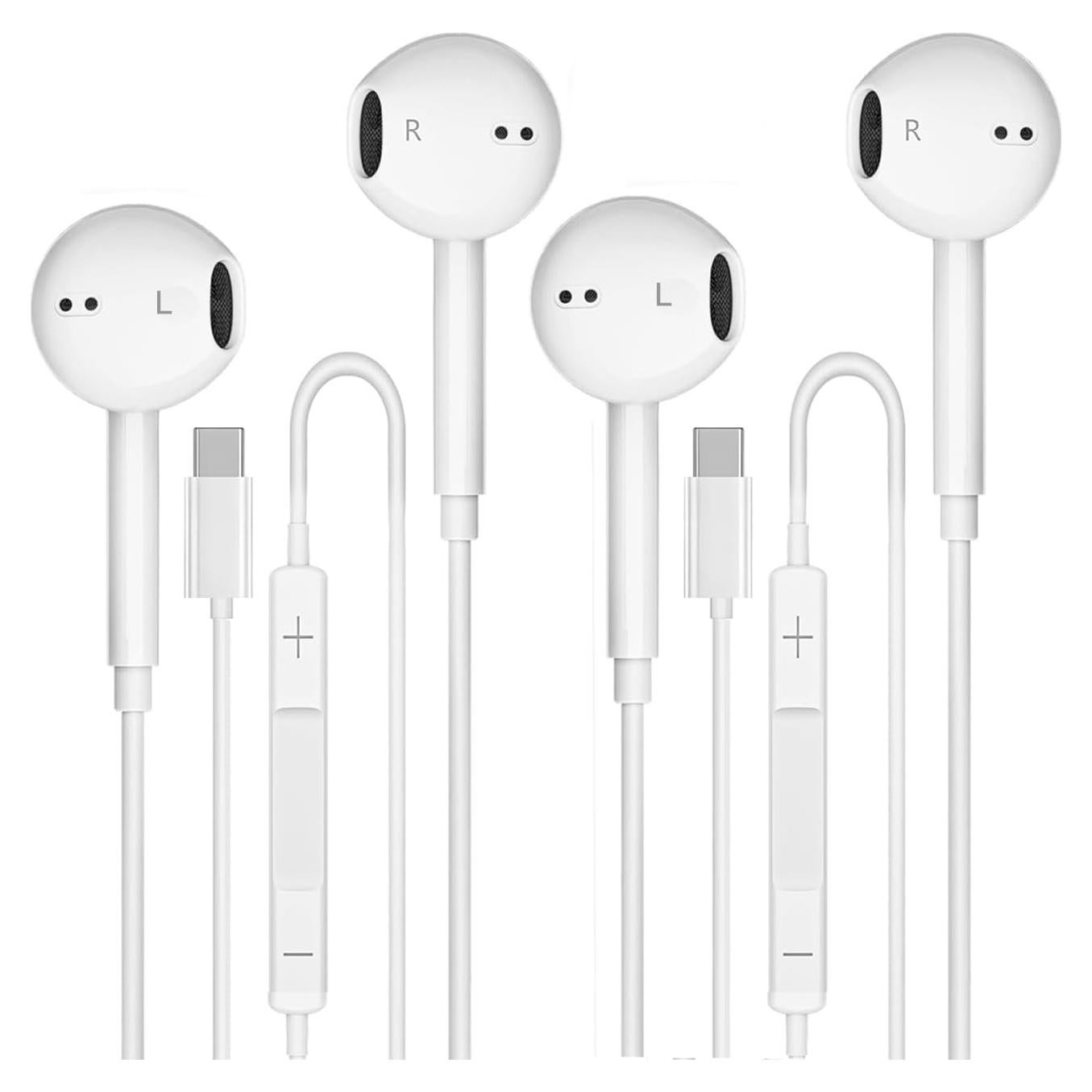 Auriculares In Ear USB C GIJIVCOZ HiFi Estéreo con Micrófono