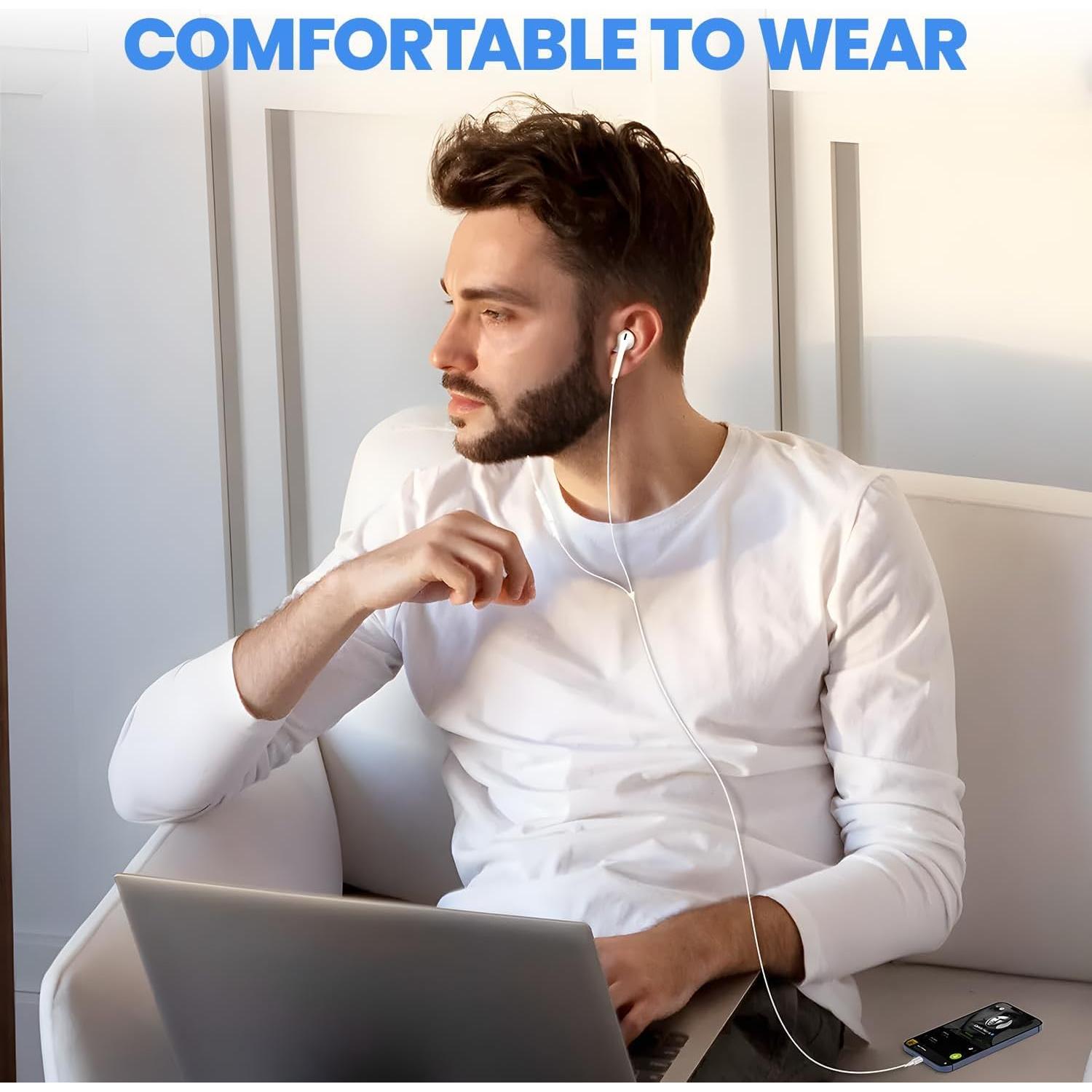 Auriculares In Ear USB C GIJIVCOZ HiFi Estéreo con Micrófono