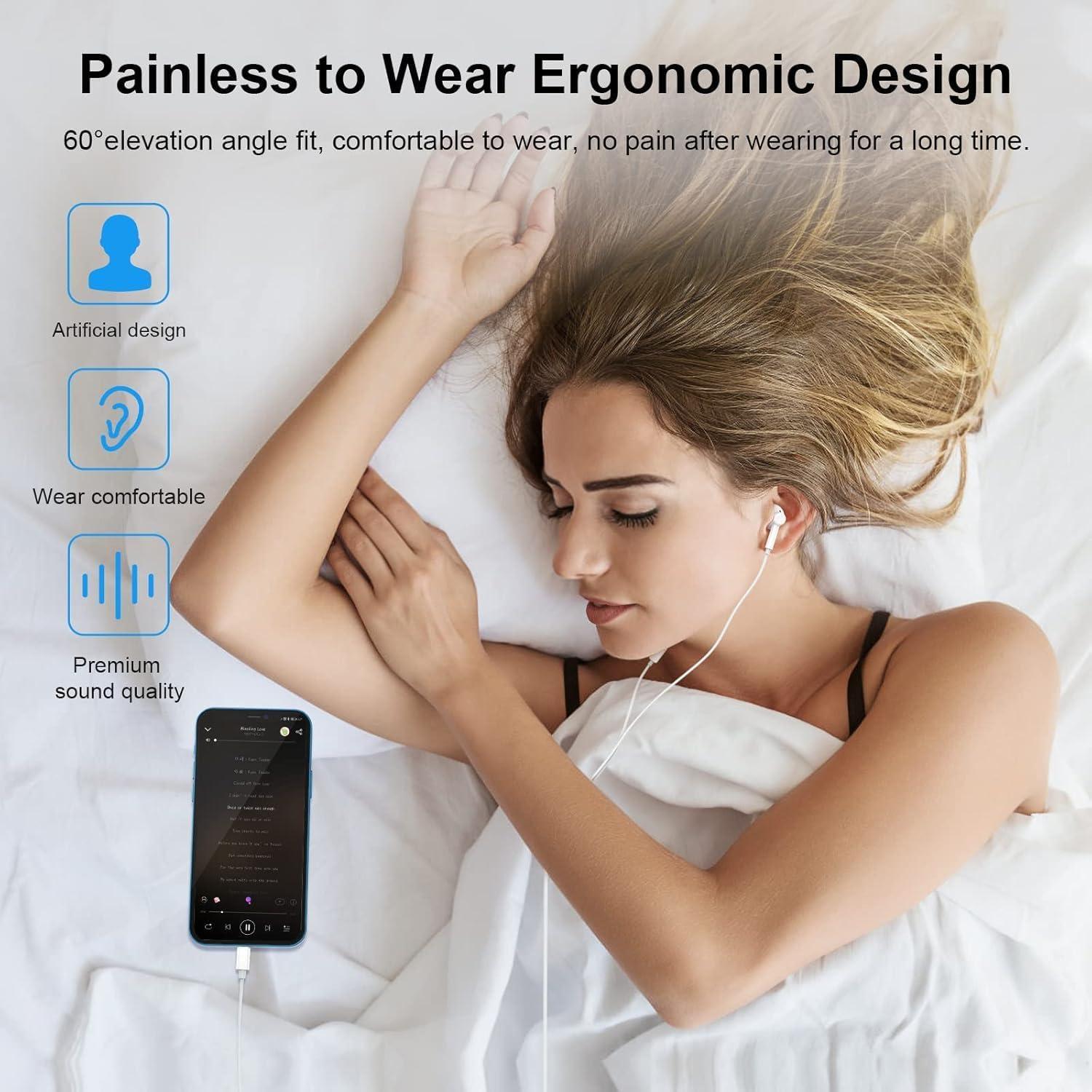 Auriculares con cable Everdigi Lightning con micrófono y control