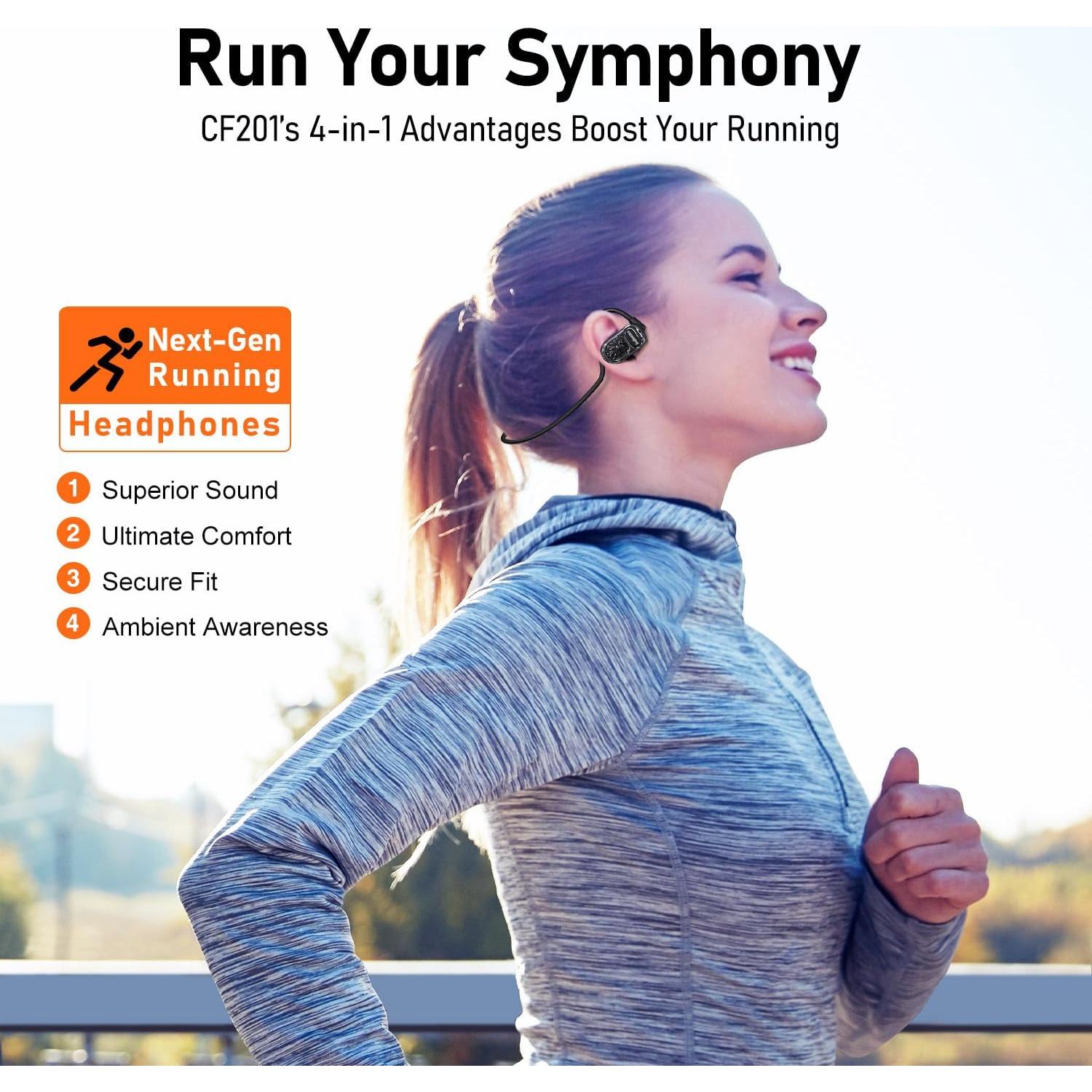 Auriculares Inalámbricos Audiovance OpenComfy CF201 - 7h Batería