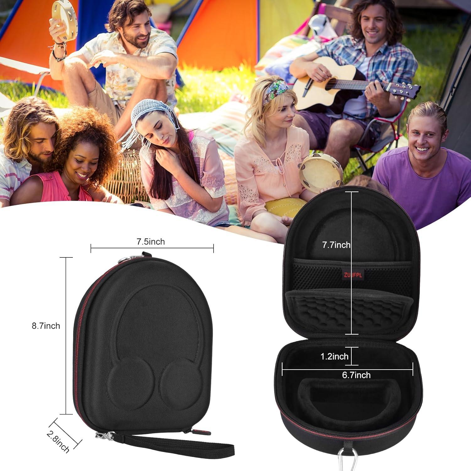 Funda Dura EVA ZUJFPL para Auriculares Inalámbricos Negro