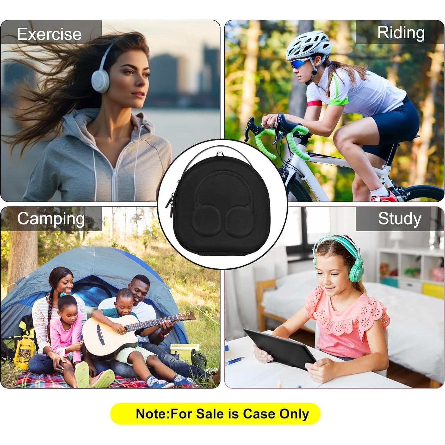 Funda Dura EVA ZUJFPL para Auriculares Inalámbricos Negro