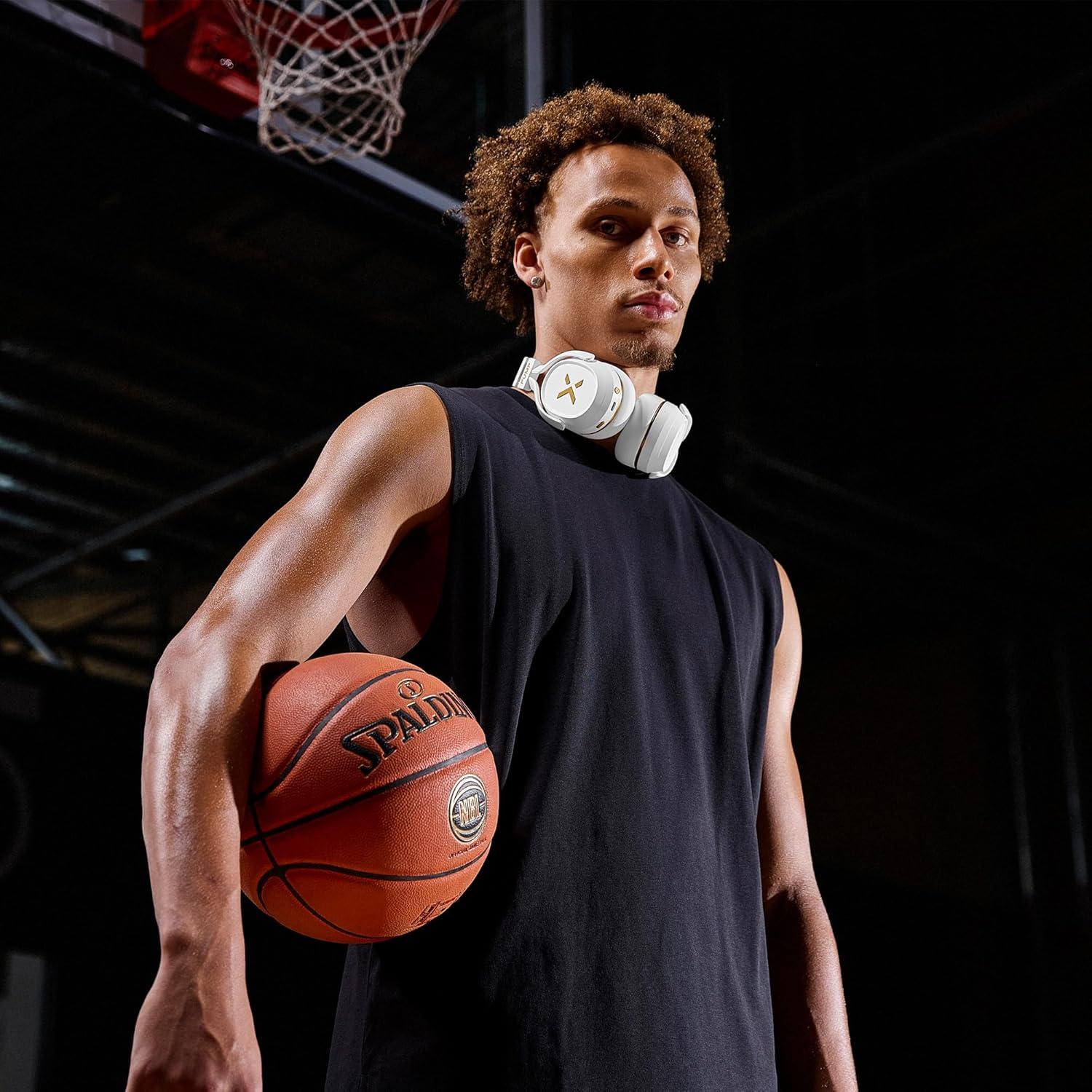 Auriculares Inalámbricos BlueAnt Pump X - ANC, 58h, Negro/Dorado