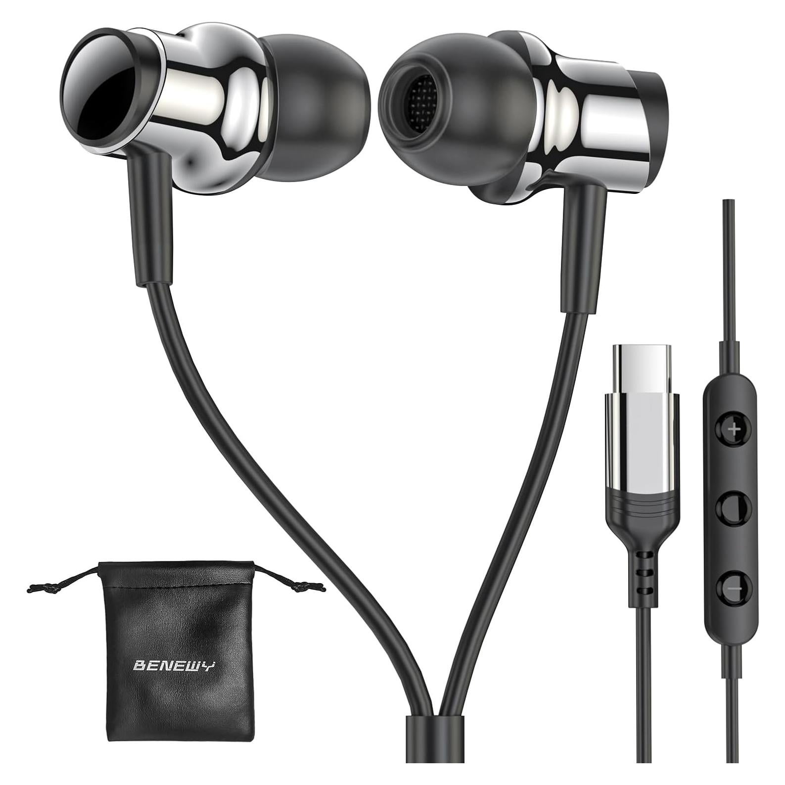 Auriculares USB C BENEWY ME962 In-Ear con Micrófono y Control