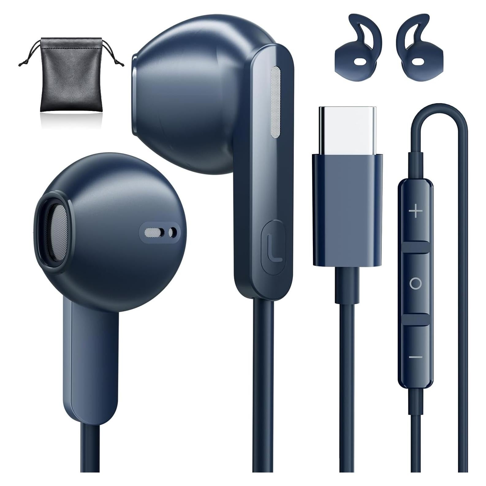 Auriculares USB C Gsangoo In-Ear con Micrófono - Compatibles iPhone 15/16/17 y Samsung