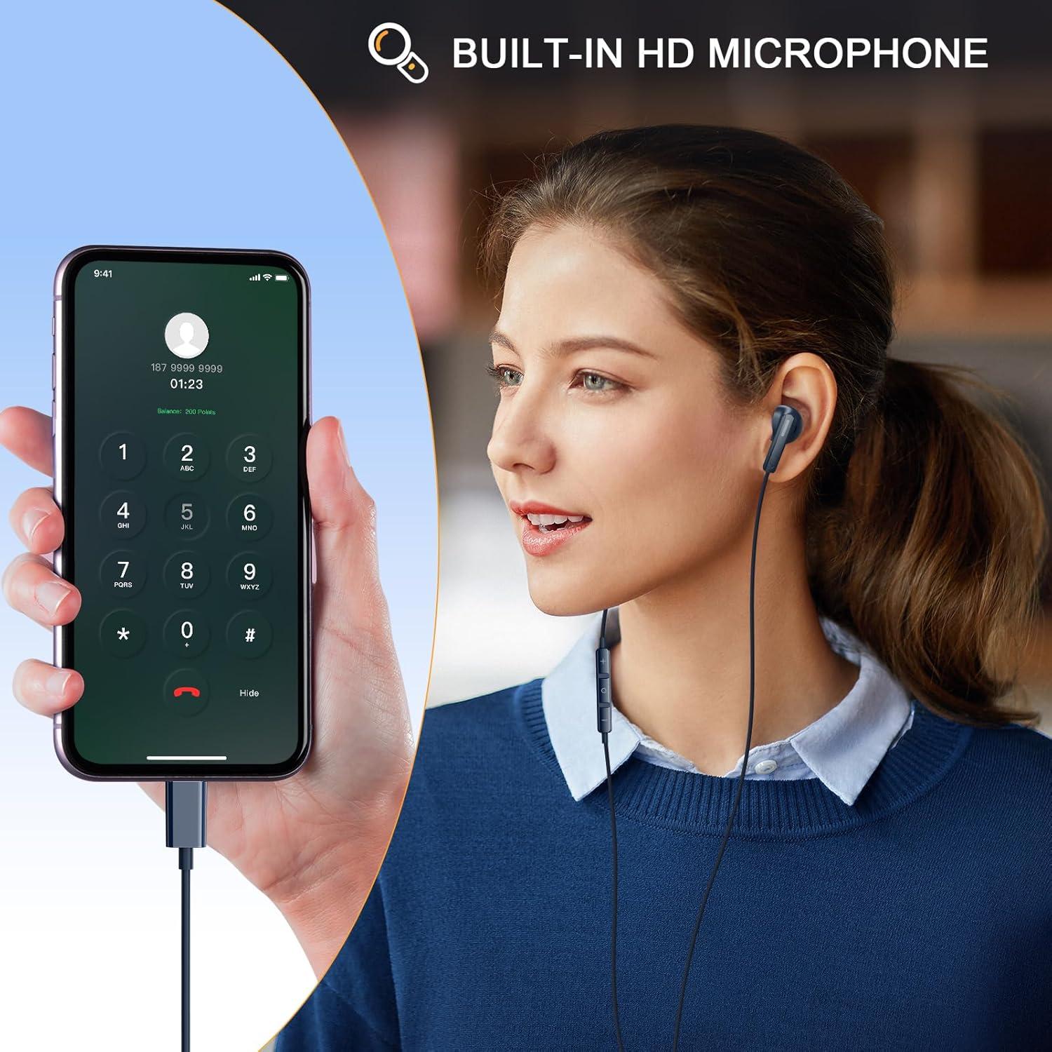 Auriculares USB C Gsangoo In-Ear con Micrófono - Compatibles iPhone 15/16/17 y Samsung