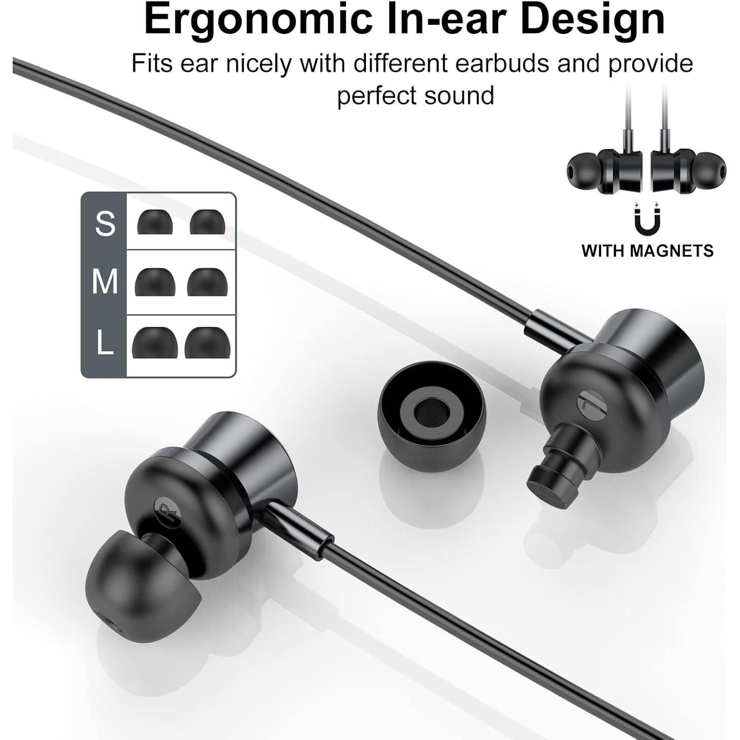 Auriculares USB C RAYHONTECH TC-B7Pro con micrófono y control