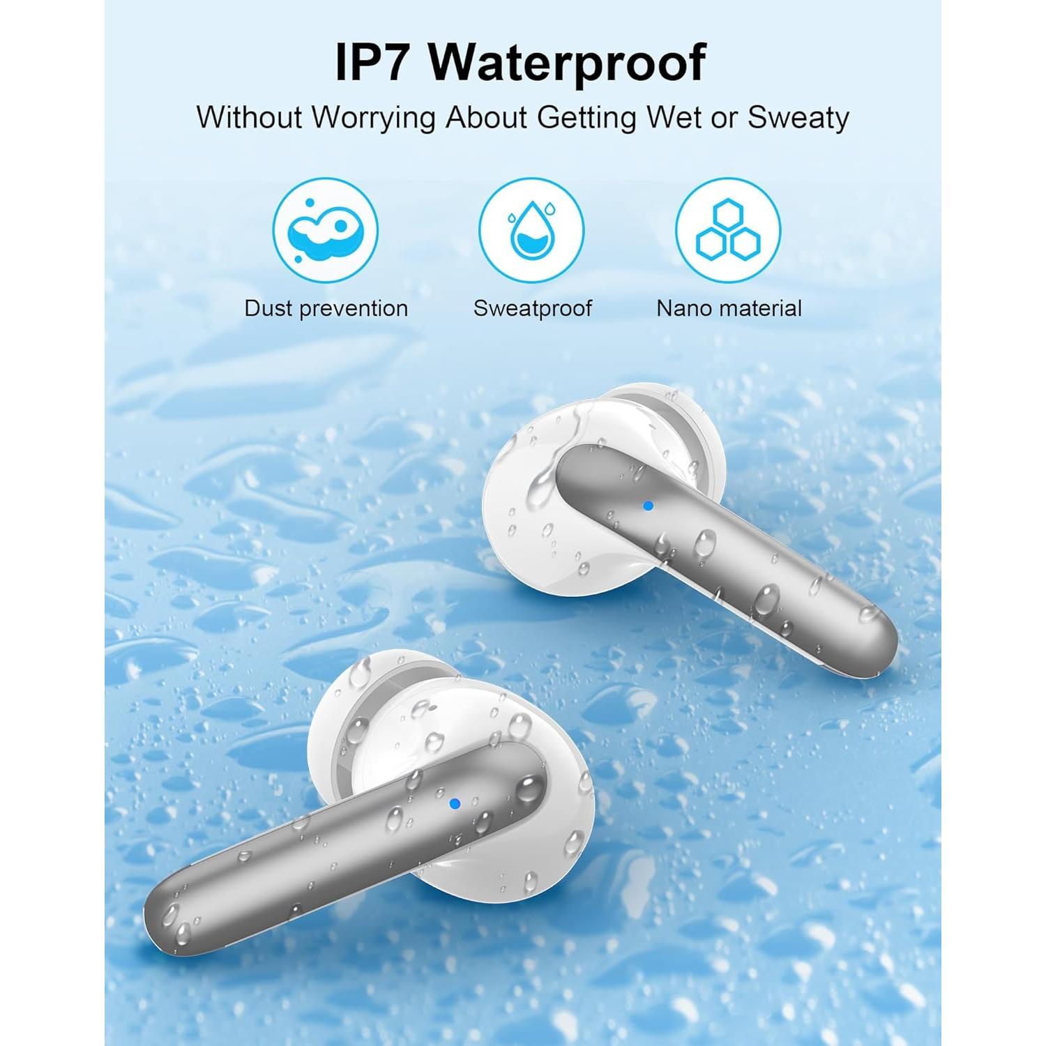 Auriculares Inalámbricos AILKIN Bluetooth 5.3 con Micrófono