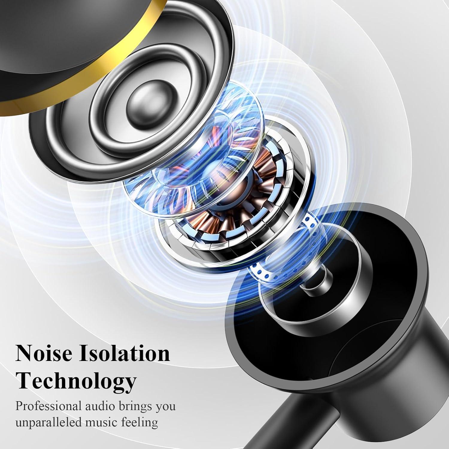 Auriculares USB C ACANDYA HiFi Estéreo con Micrófono y Control