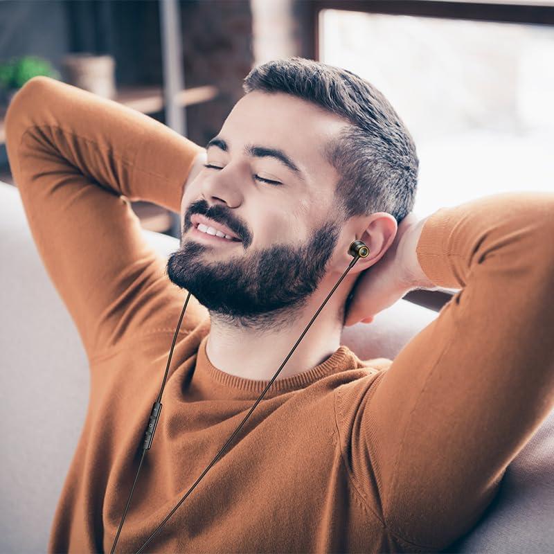 Auriculares USB C ACANDYA HiFi Estéreo con Micrófono y Control