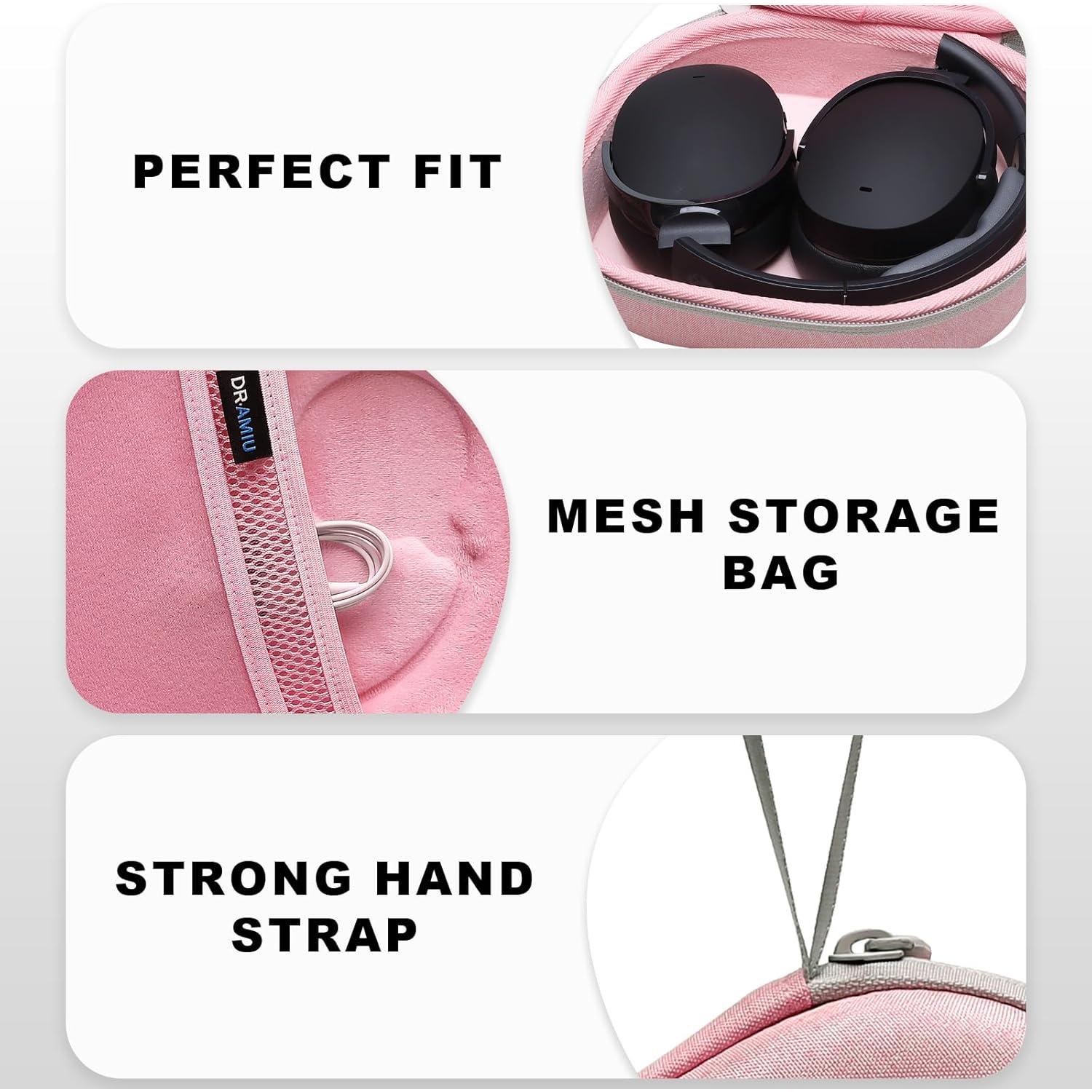 Funda Dura Rosa para Auriculares Skullcandy Crusher por DR·AMIU