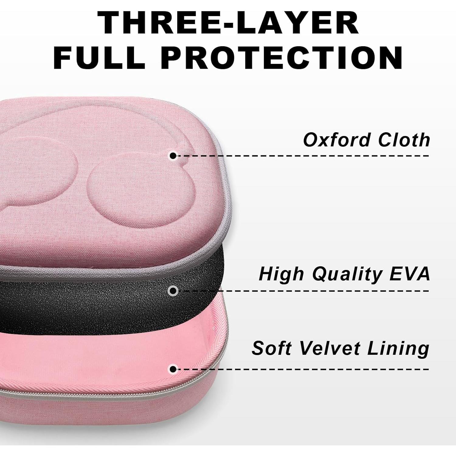 Funda Dura Rosa para Auriculares Skullcandy Crusher por DR·AMIU