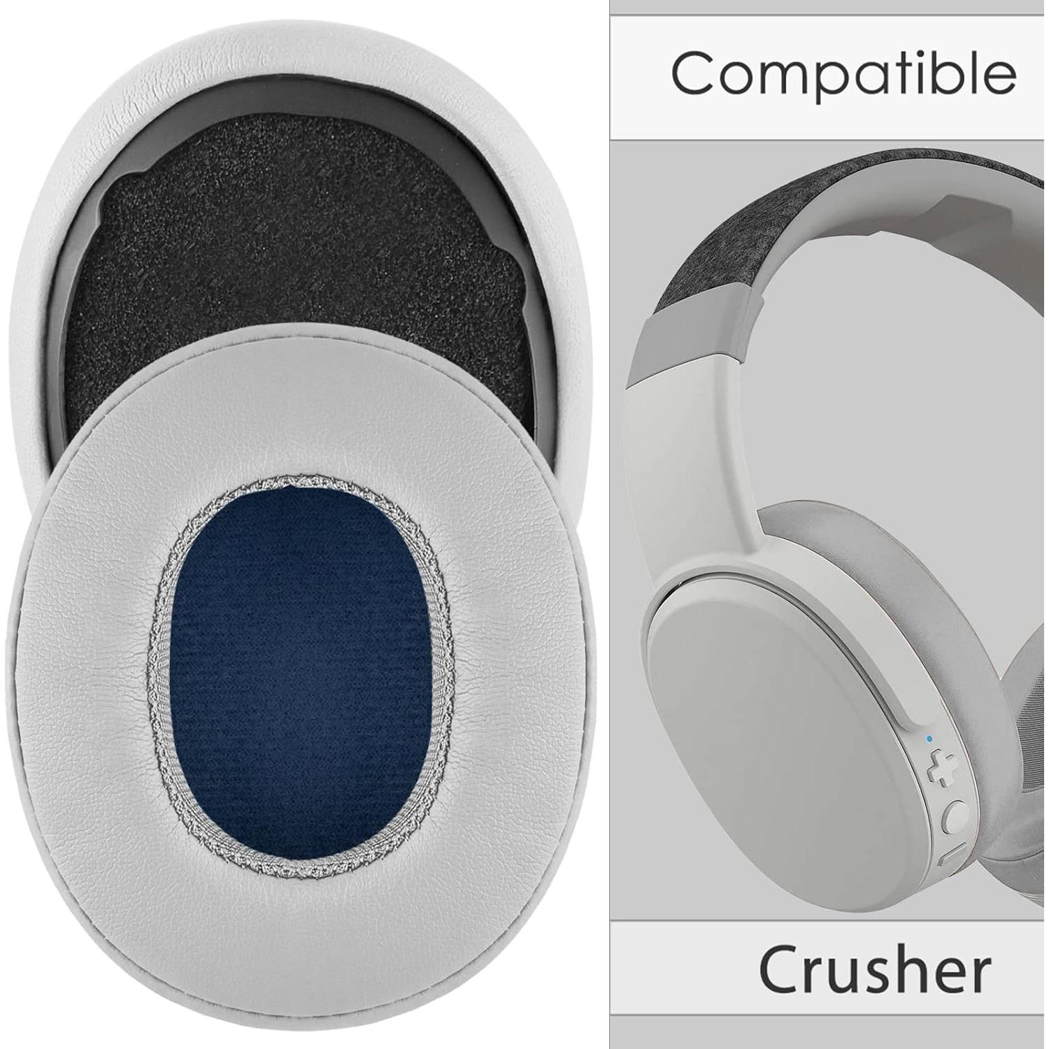Almohadillas de Repuesto Linkidea para Skullcandy Crusher y Hesh - Blanco