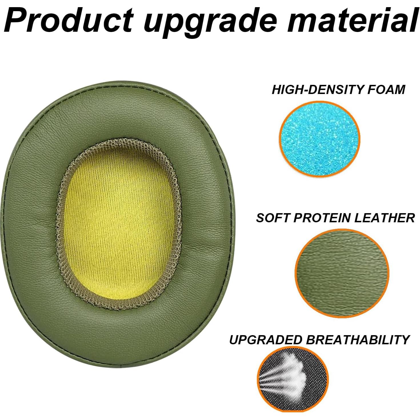 Almohadillas de Reemplazo UOWGA para Skullcandy Crusher ANC - Negro