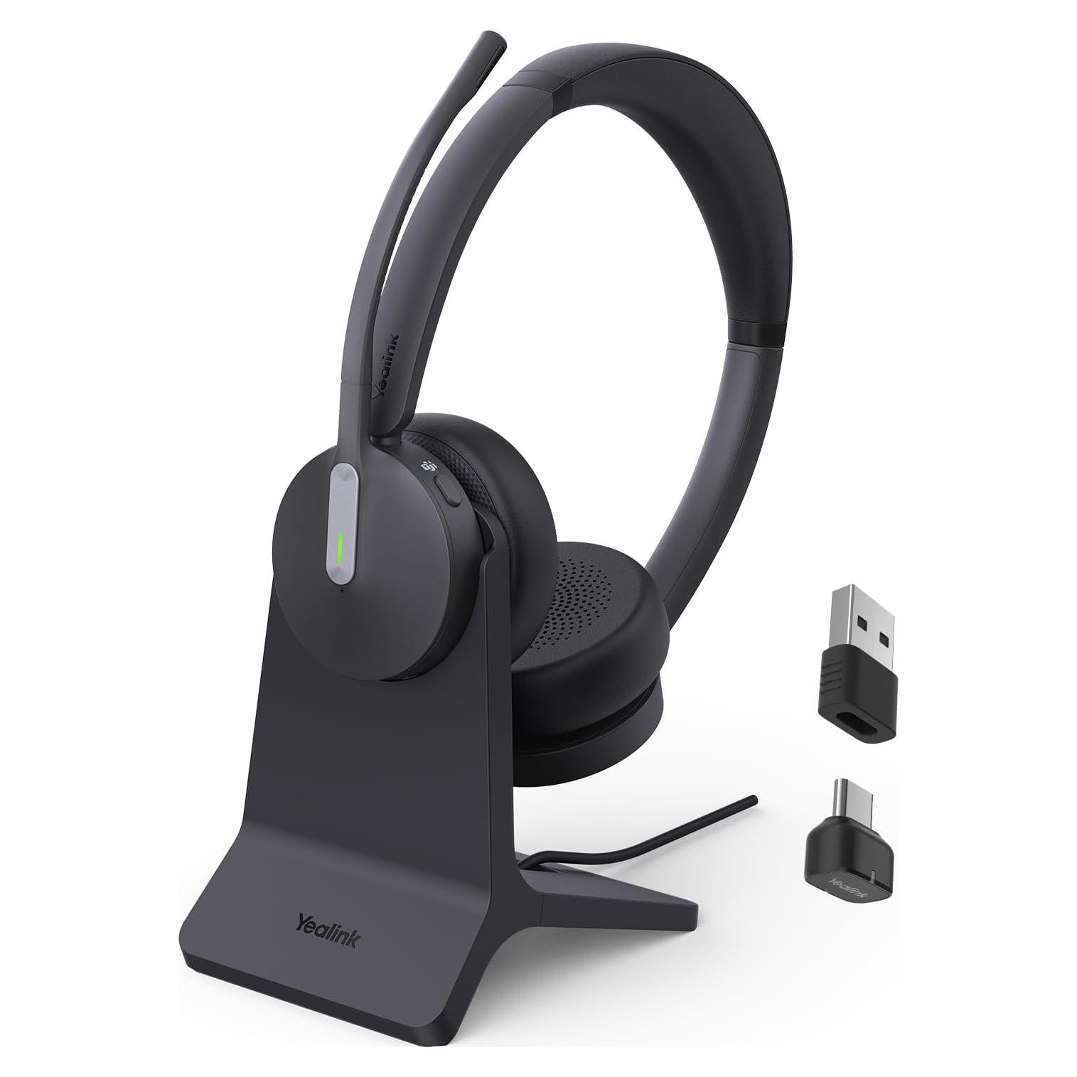 Auriculares Bluetooth Yealink BH70 con Soporte USB-C, 35h Batería