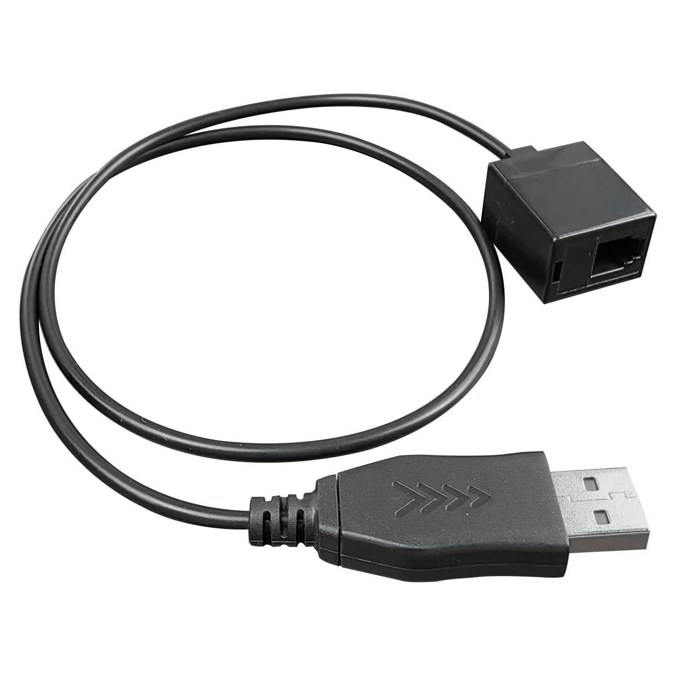Adaptador USB a RJ9 Weatwo para Auriculares Plantronics Jabra