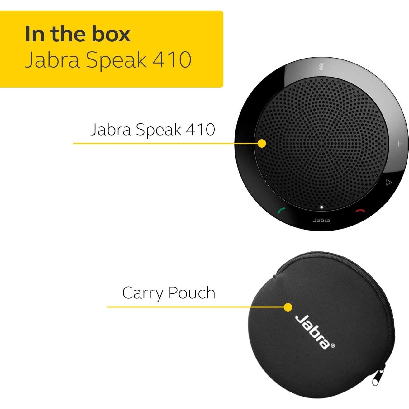 Altavoz USB Jabra Speak 410 para Conferencias - Plug and Play