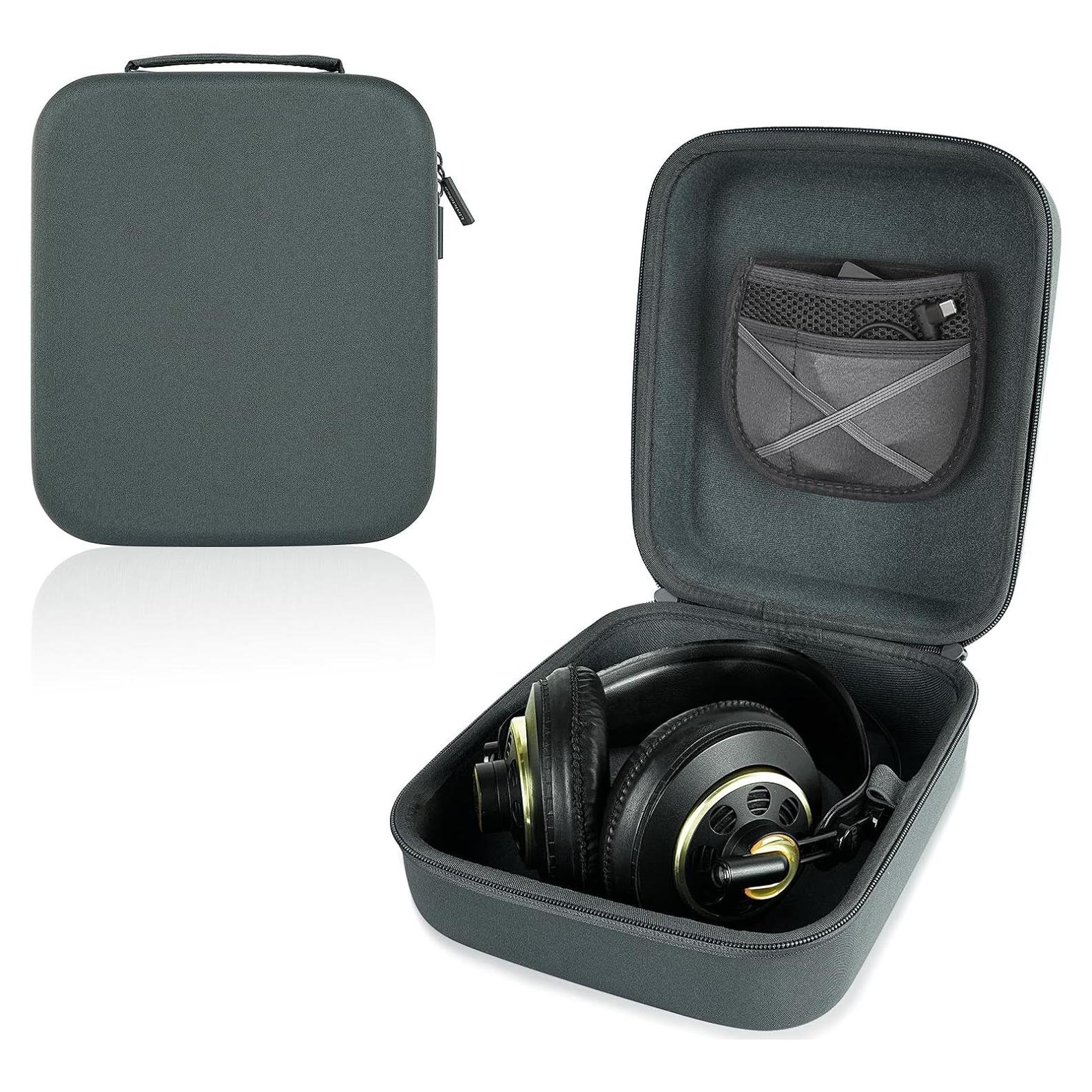 Funda Dura para Auriculares Linkidea Gris - Compatible con AKG y Sennheiser